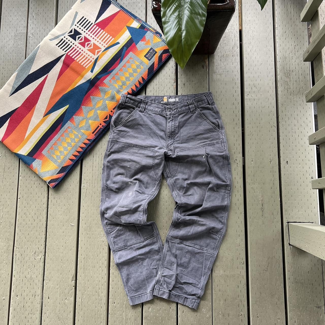 Carhartt Carhartt Pants Relaxed Fit Workwear Double Knee Durable Size US 30 / EU 46 - 4 Thumbnail