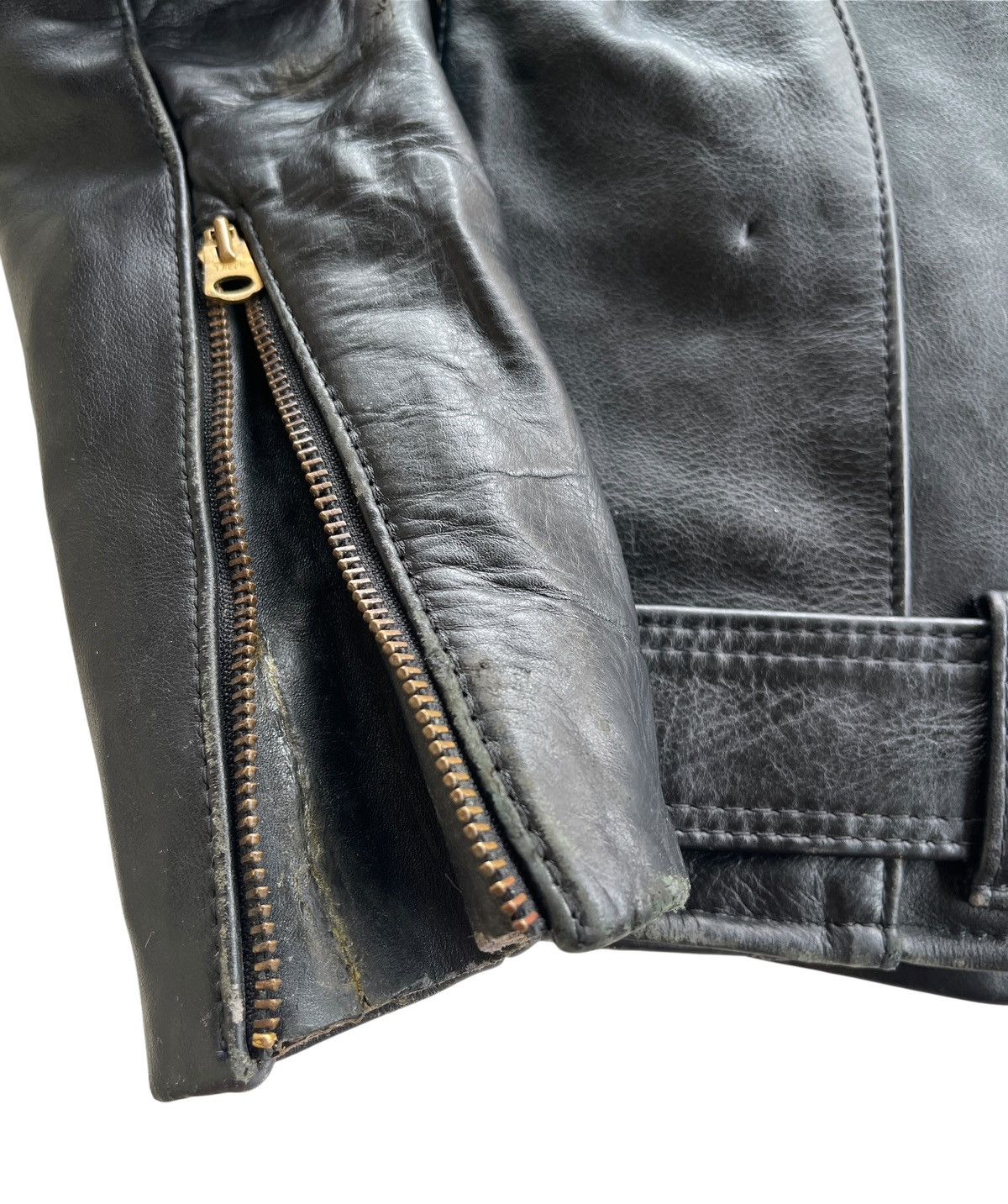 Vanson Leathers Vanson Leather USA Double Collar Biker Jacket (size 38) Size US S / EU 44-46 / 1 - 14 Thumbnail