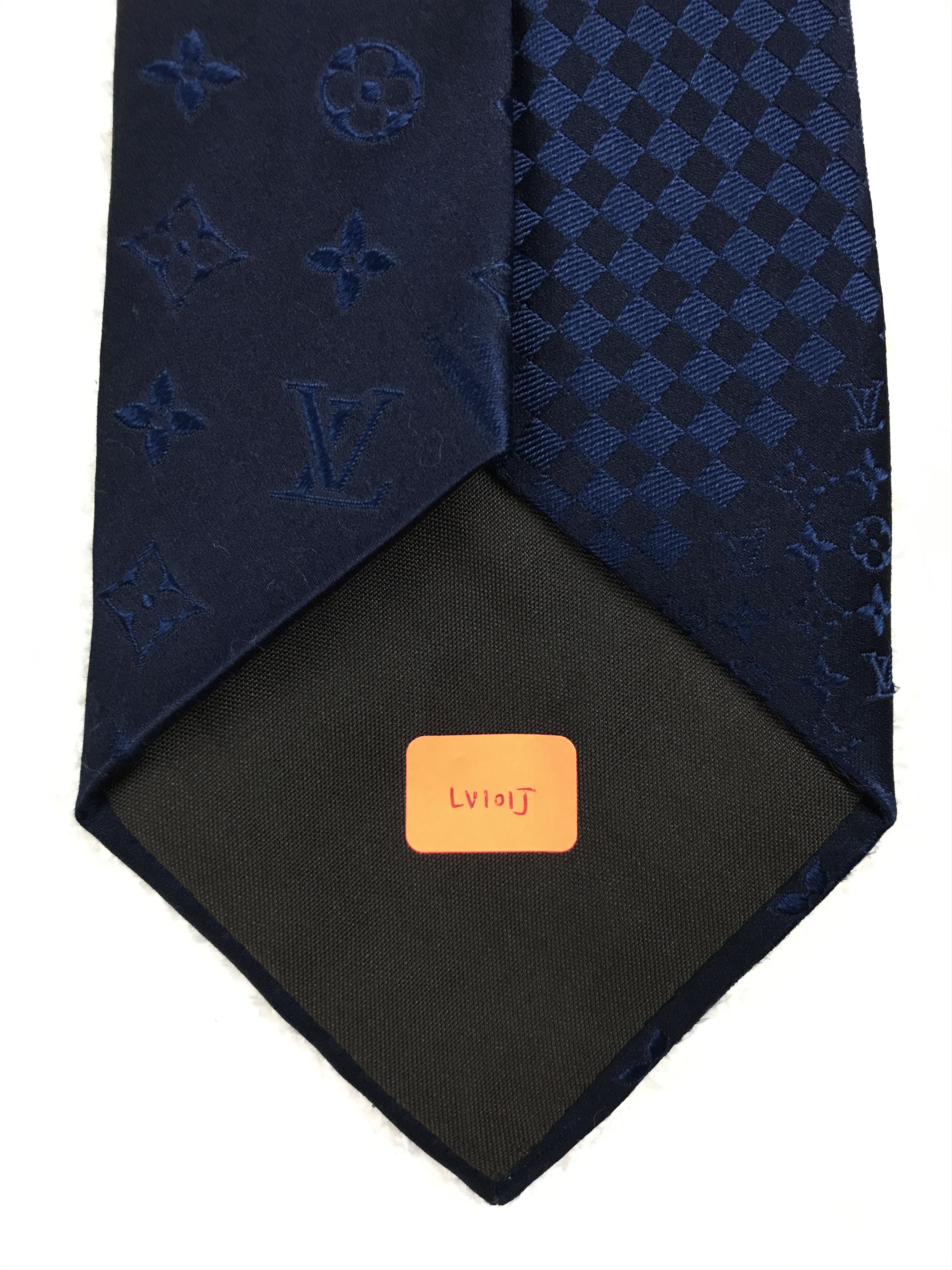 Designer × Louis Vuitton Louis Vuitton Monogram Silk Necktie Size ONE SIZE - 9 Thumbnail