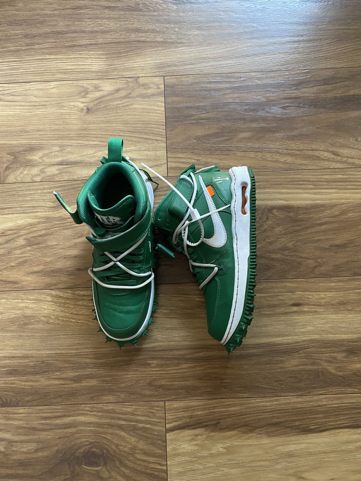 Nike × Off-White Nike x Off White Mid Air Force Pine Green Size US 8 / EU 41 - 1 Thumbnail