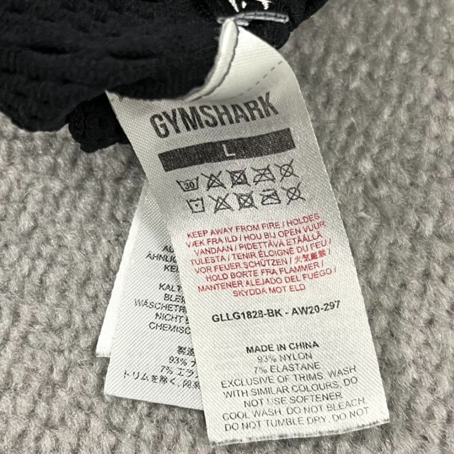 Gymshark VINTAGE Gymshark Energy Seamless Leggings Womens Large/25" Black Athletic Workout Gym Lifting Size 36" / US 14 / IT 50 - 3 Thumbnail