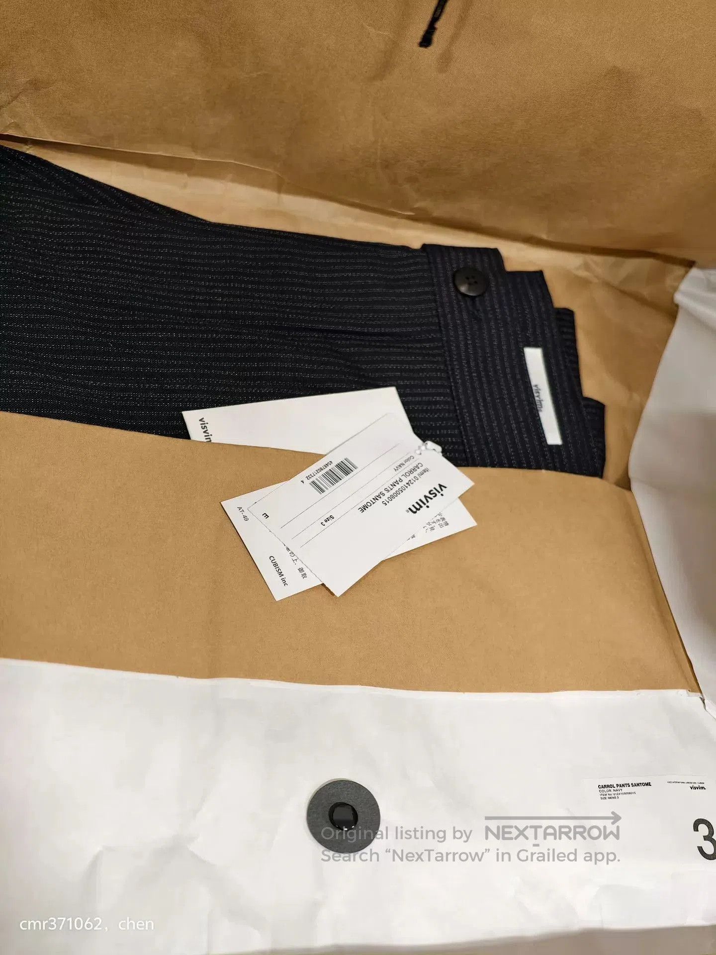 Visvim Blue Striped Casual Pants Size 34. Size US 34 / EU 50 - 6 Thumbnail