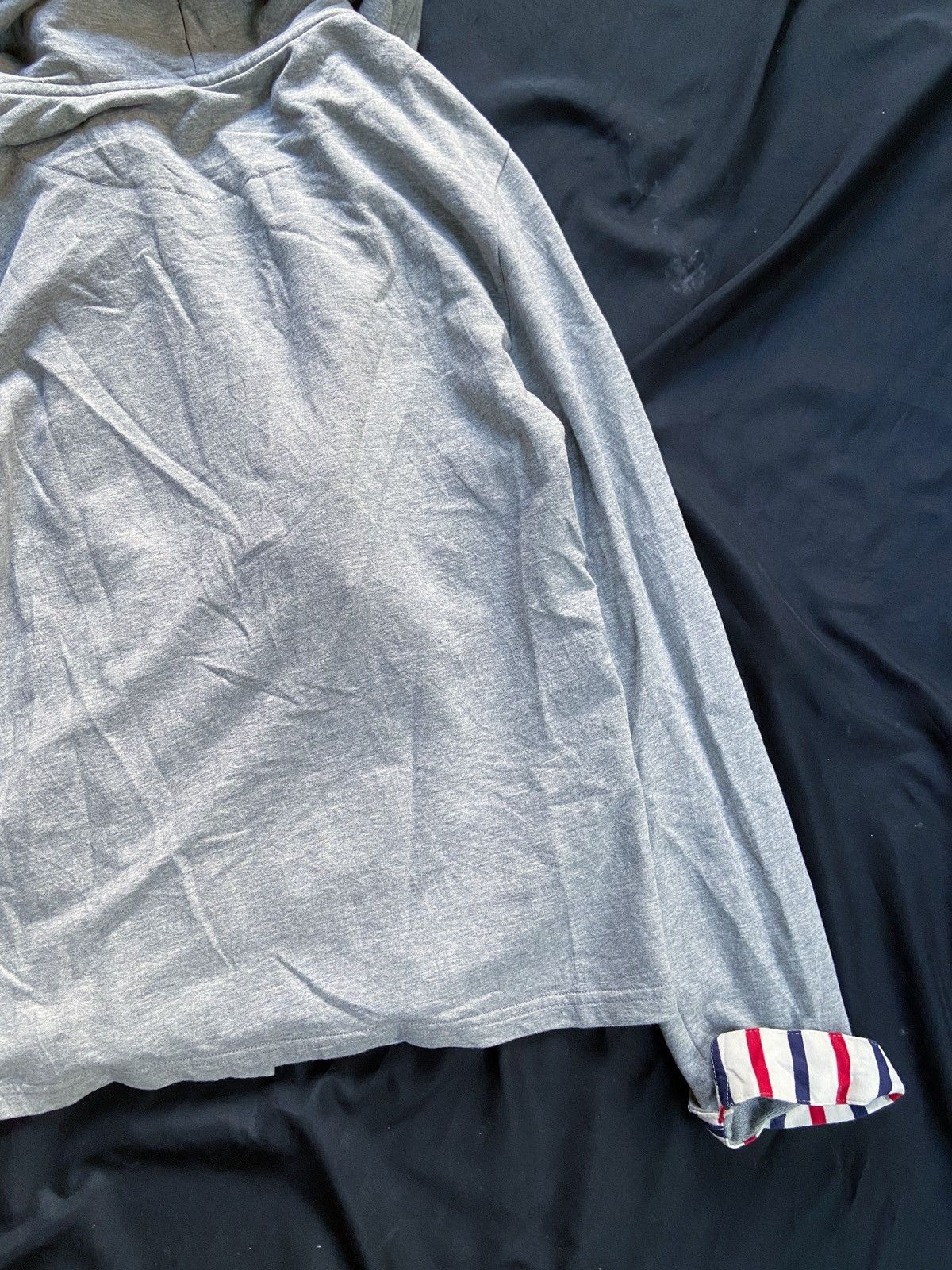 Isamu Katayama Backlash APACHE VINTAGE DOUBLE LAYER STRIPED CASUAL ZIP HOODIE Size US S / EU 44-46 / 1 - 16 Thumbnail