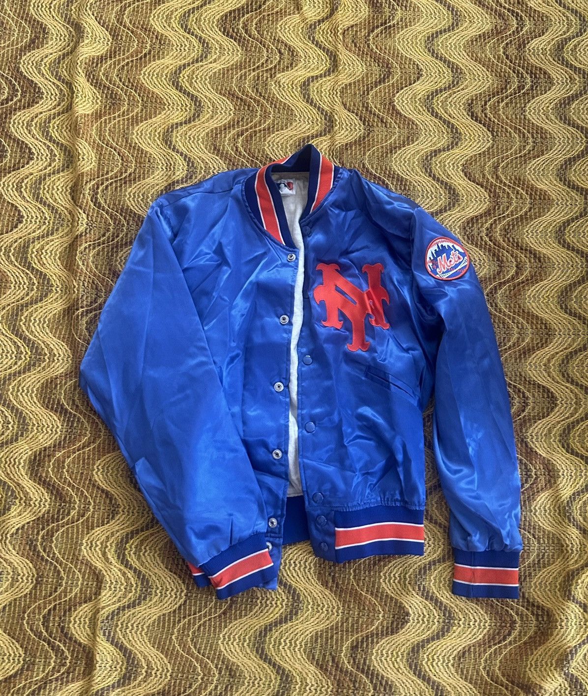Other True Vintage 70s 80s Felco NY Mets Satin Jacket Men's Large Size US M / EU 48-50 / 2 - 1 Thumbnail
