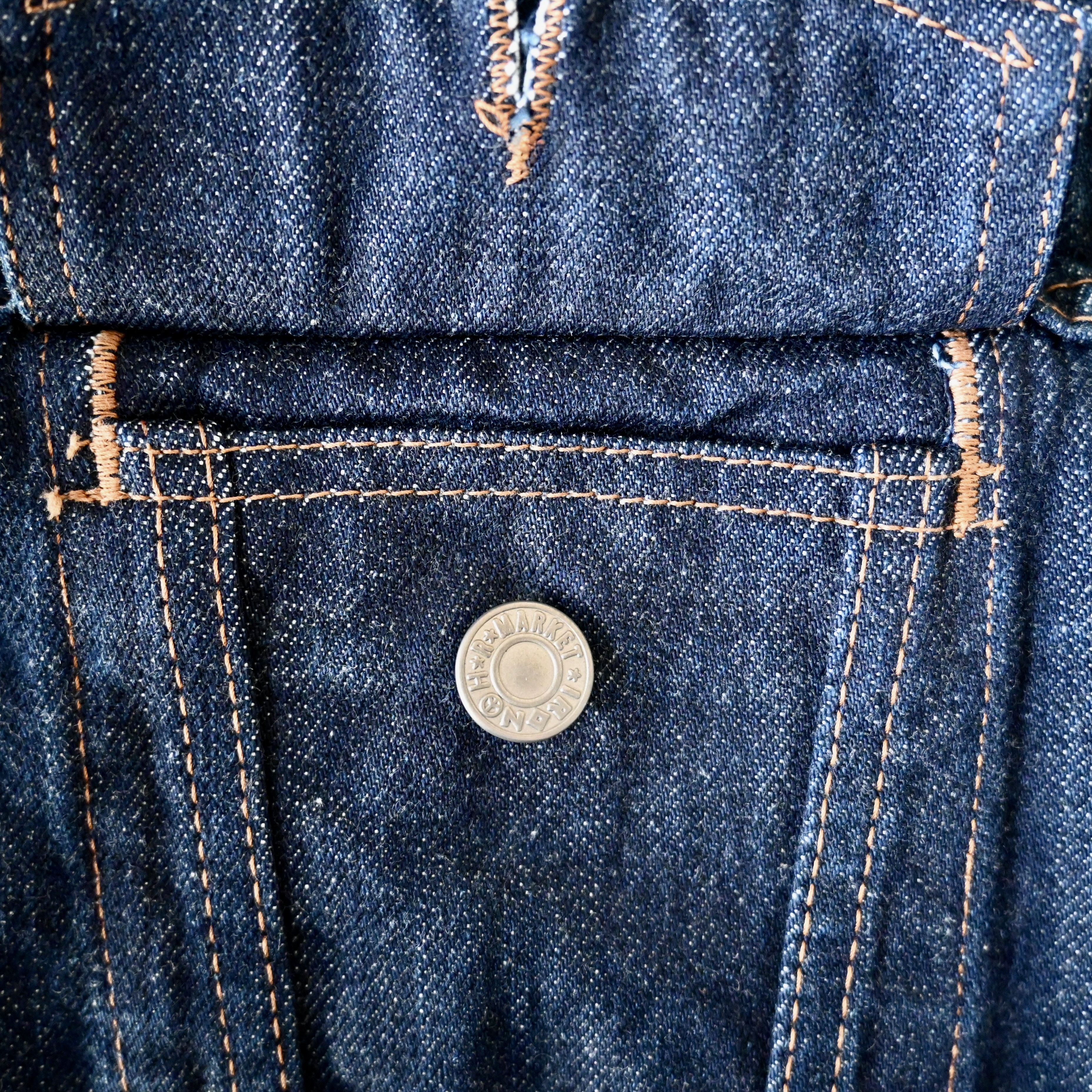 HOLLYWOOD RANCH MARKET H.R.MARKET indigo denim tracker jacket made in Japan Size US M / EU 48-50 / 2 - 17 Thumbnail