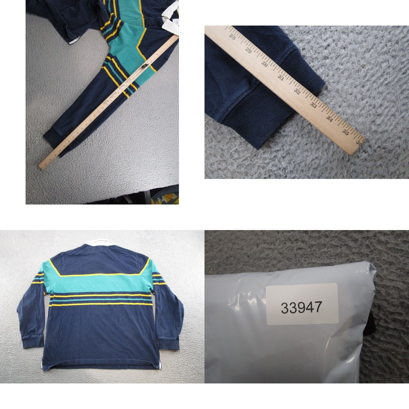 Old Navy VTG Old Navy Polo Shirt Striped Long Sleeve Cotton Rugby Size 2XL Y2K Read Size US XXL / EU 58 / 5 - 8 Thumbnail
