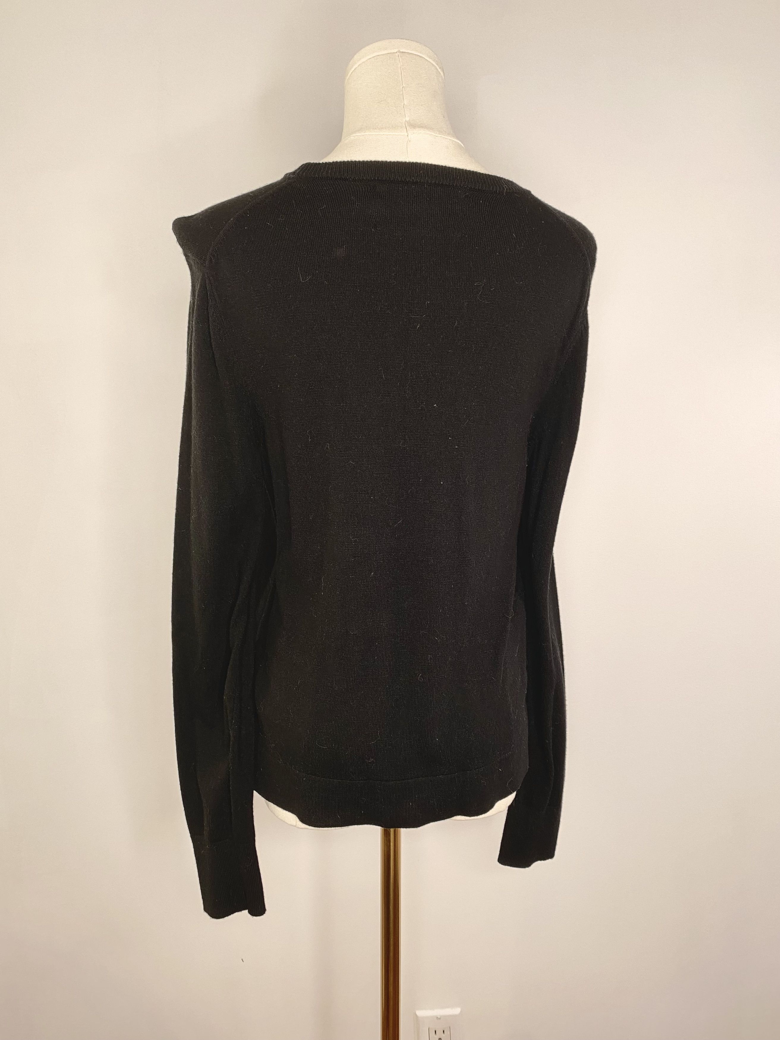Calvin Klein Calvin Klein Jeans - Black Knit Sweater Size S / US 4 / IT 40 - 3 Thumbnail