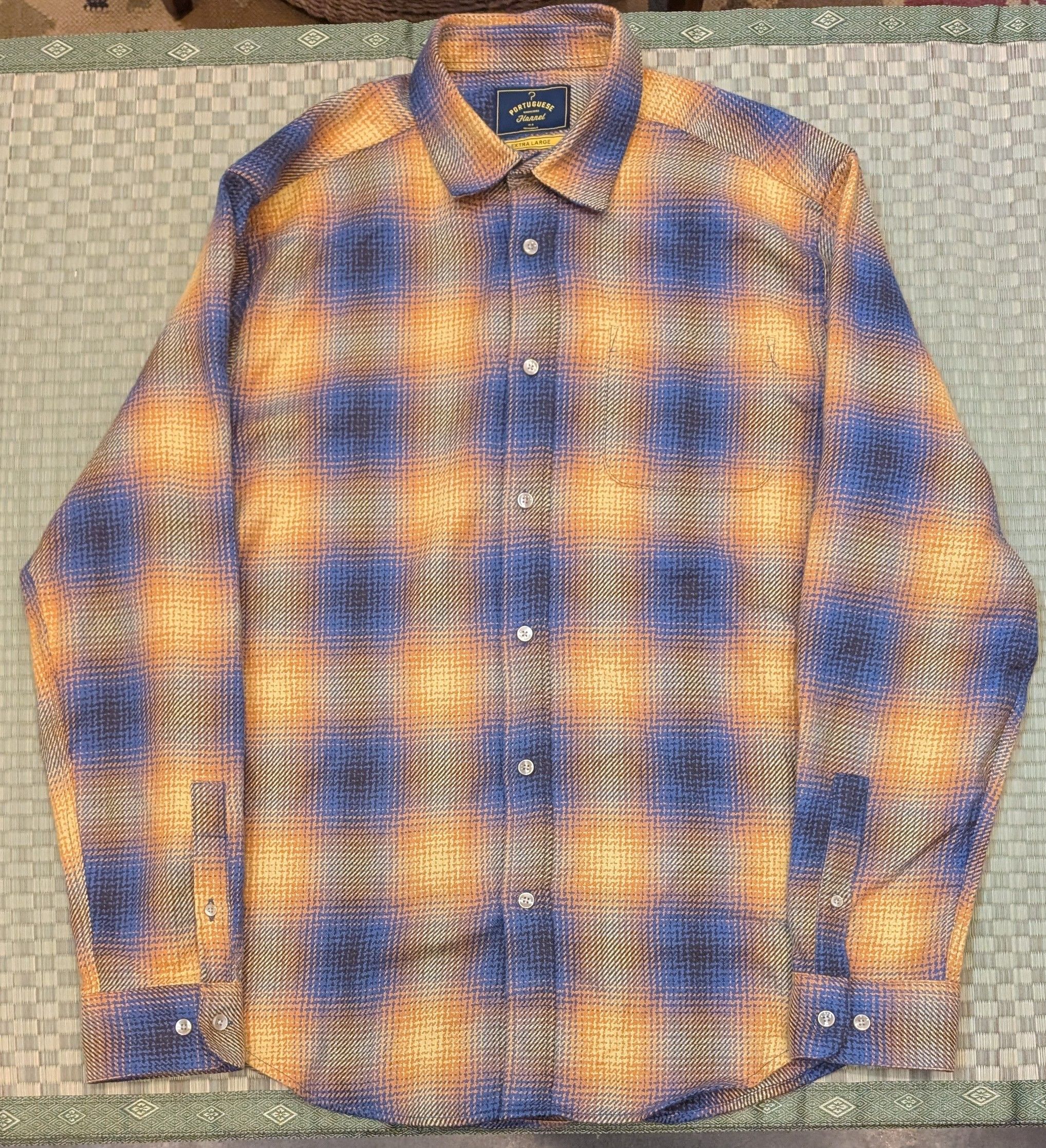 Portuguese Flannel Portuguese Flannel Cerejeira Button-Up Shirt in Sunburst Size US XL / EU 56 / 4 - 1 Thumbnail