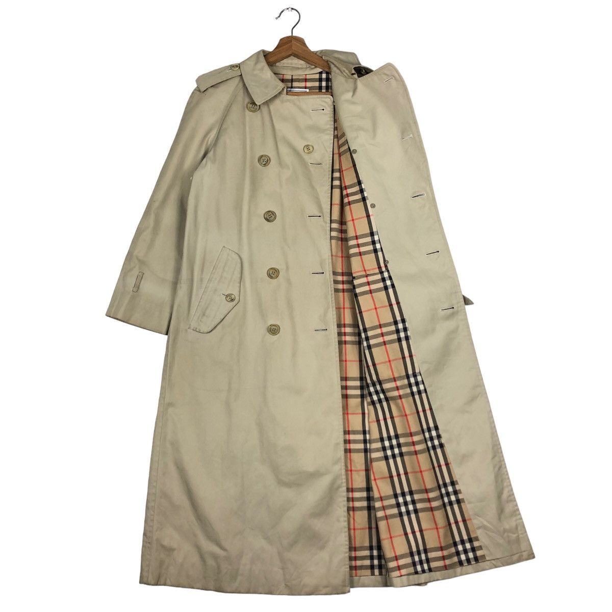 Burberry 🔥Bondage Design Parachute Vintage Burberrys Long Jacket Size US M / EU 48-50 / 2 - 10 Thumbnail