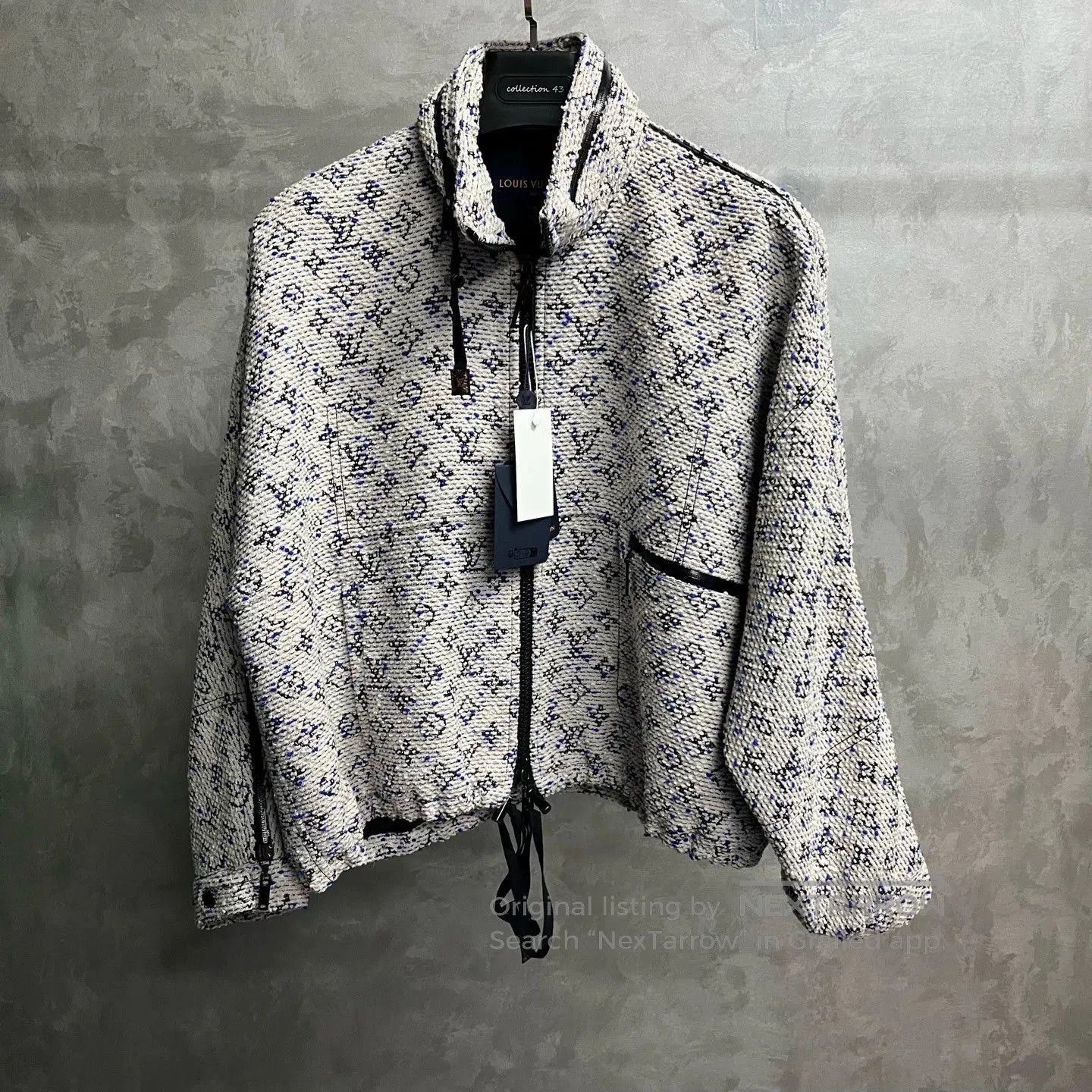 Louis Vuitton White Hooded Parka.