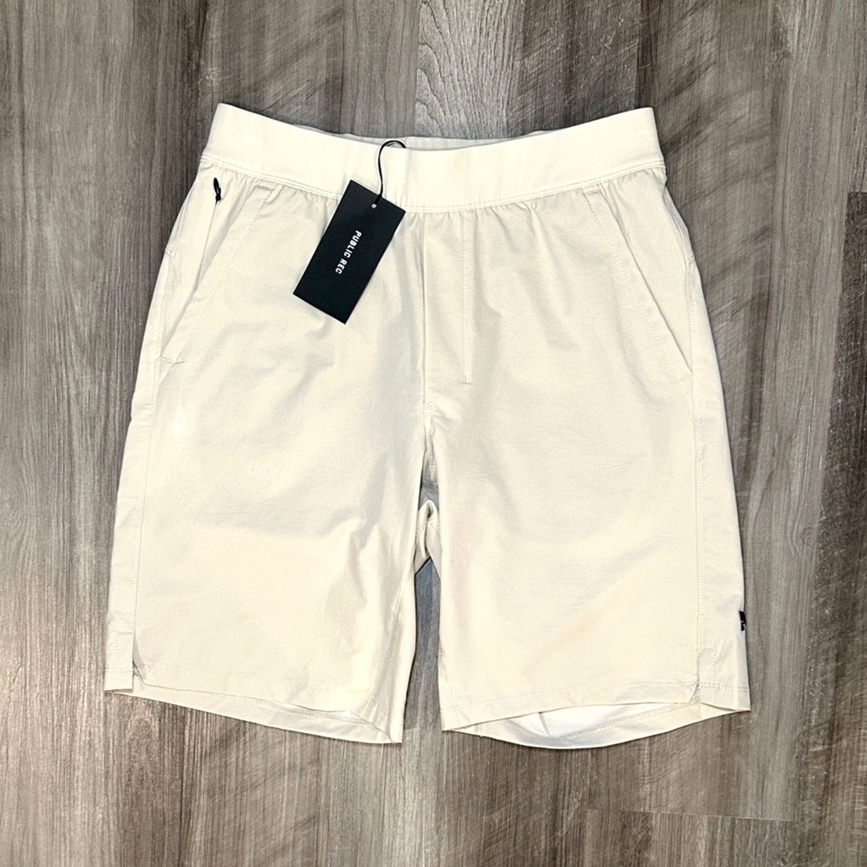 Vintage Public Rec Shorts - Sand 30 Linerless Flex Athletic Men's 30 Regular Cream NWT Size US 30 / EU 46 - 2 Thumbnail
