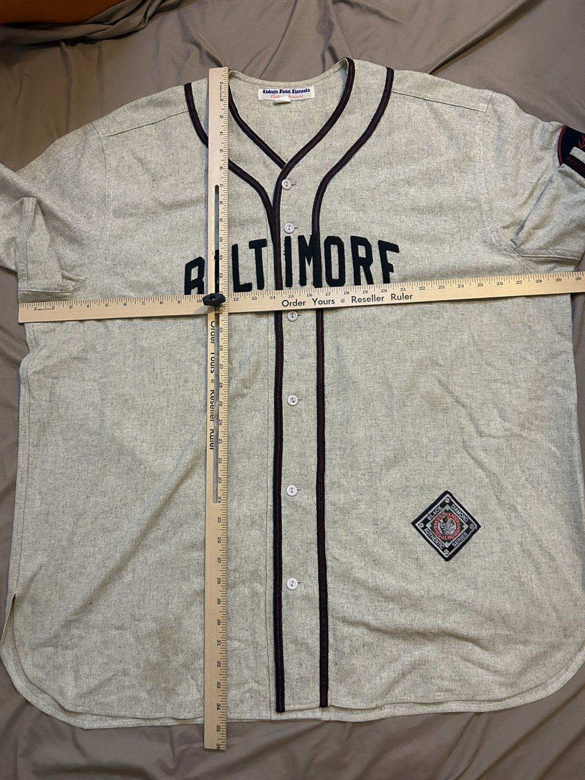 Ebbets Field Flannels Baltimore Elite Giants Ebbets Field Flannels Baseball Jersey Size US XXL / EU 58 / 5 - 11 Thumbnail
