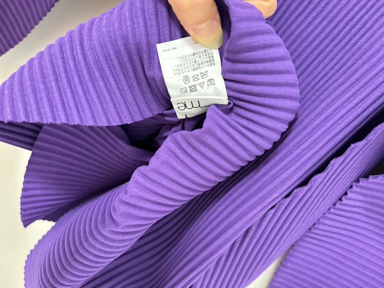 Issey Miyake Issey Miyake size:one size Purple three-quarter sleeve top Size XS / US 0-2 / IT 36-38 - 5 Thumbnail