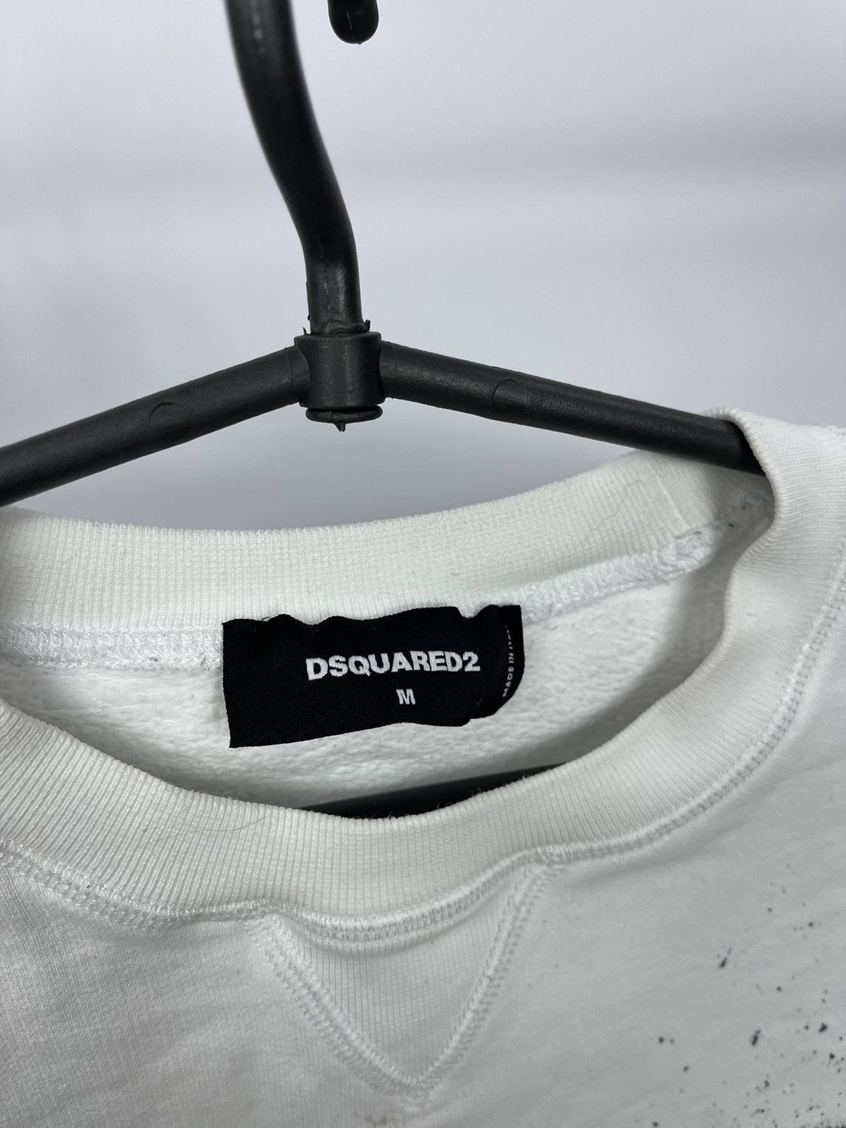 Dsquared2 Dsquared2 ICON Sweatshirt Size M White Big Logo Italy Size US M / EU 48-50 / 2 - 3 Thumbnail