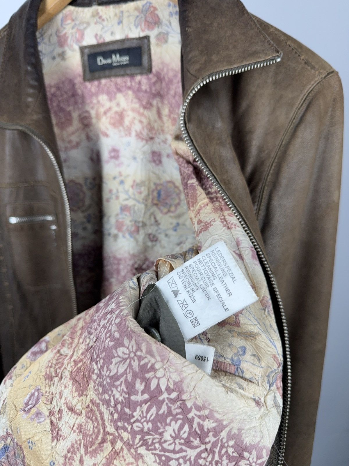 Genuine Leather Vintage Luxury Archive David Moore Brown Leather Jacket 46 Size US S / EU 44-46 / 1 - 11 Thumbnail