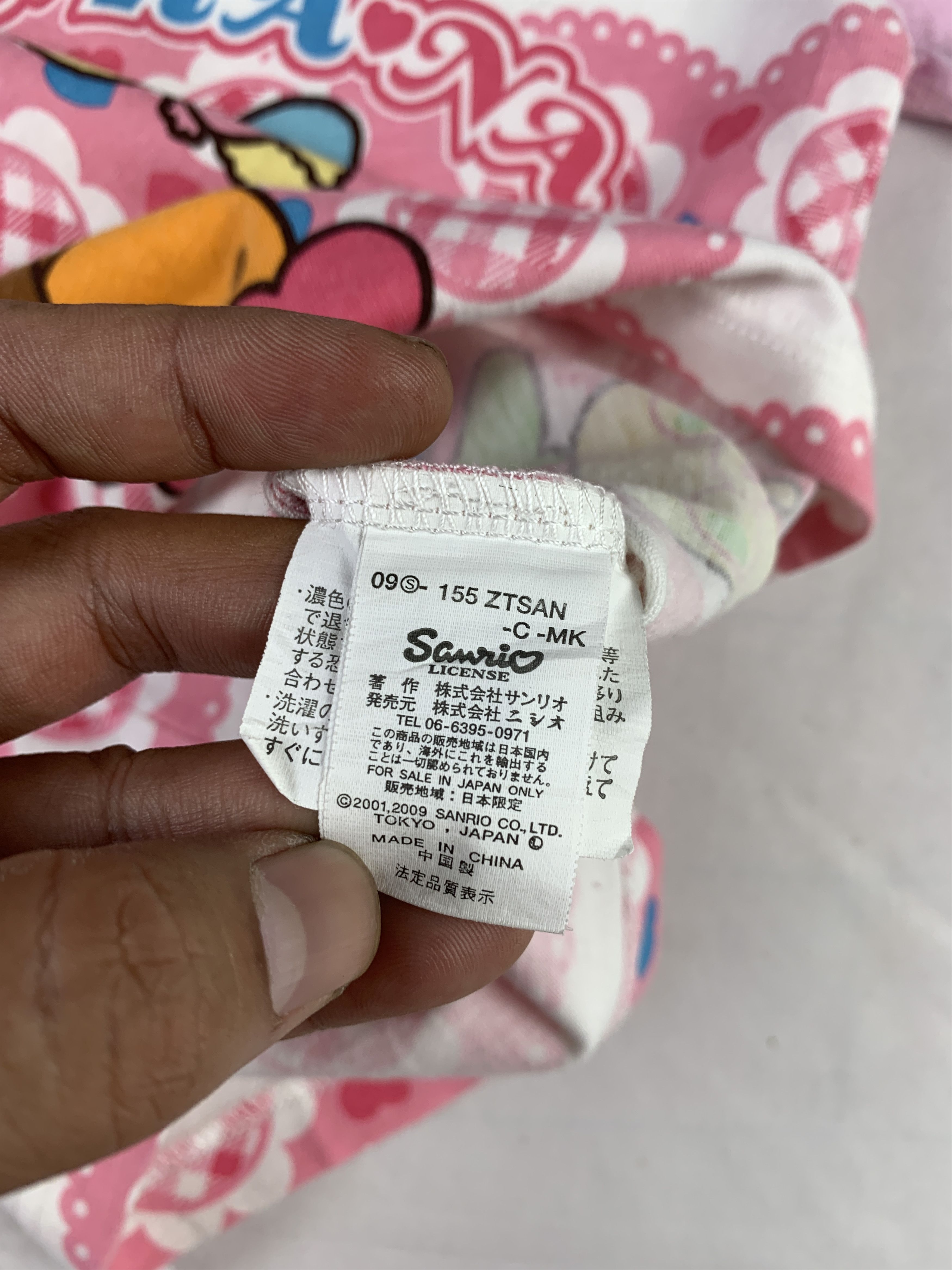 Japanese Brand 2000s u-sa-ha-na by Sanrio Baby Tee (XS) Size XS / US 0-2 / IT 36-38 - 8 Thumbnail