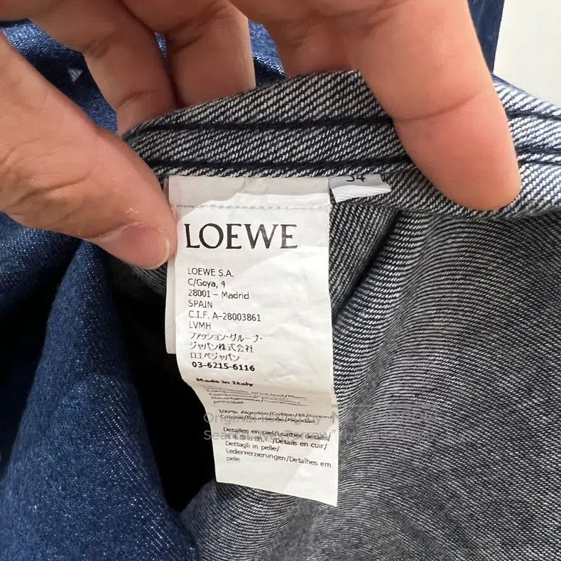 Loewe Loewe Collaboration Print Denim Long Sleeve Shirt Size XXS / US 00 / IT 34 - 4 Thumbnail