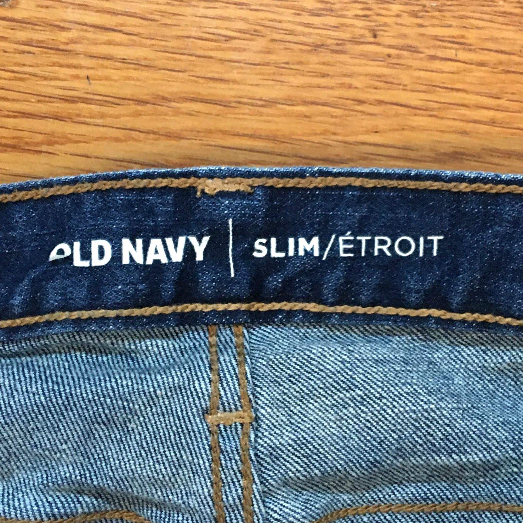Old Navy Old Navy Mens Jeans Slim Dark Blue Denim 38x30 Regular Size Jeans Adult Men Blue 5-Pocket Pants Vintage? No Size US 40 / EU 56 - 4 Thumbnail
