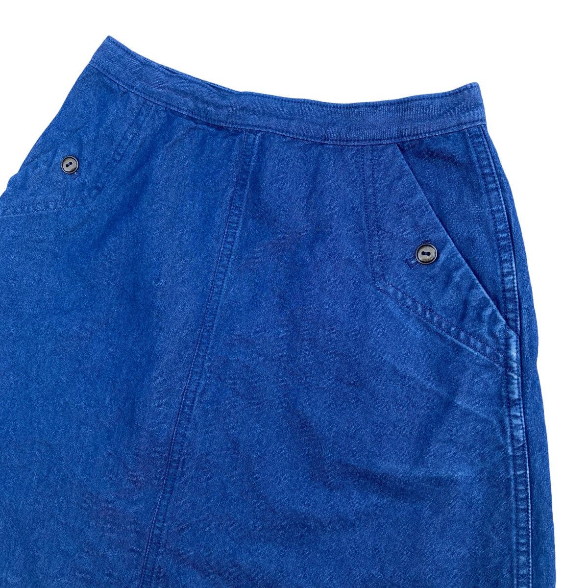 A.P.C. × Designer × Vintage Auth Vintage APC Rue Madame Paris Denim Jeans Skirt Size 25" / US 0 / IT 36 - 2 Thumbnail
