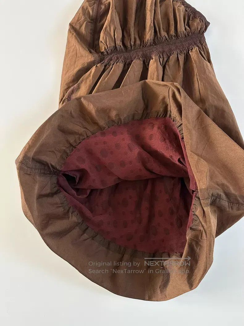 Issey Miyake Issey Miyake Brown Skirt Size 25" / US 0 / IT 36 - 4 Thumbnail