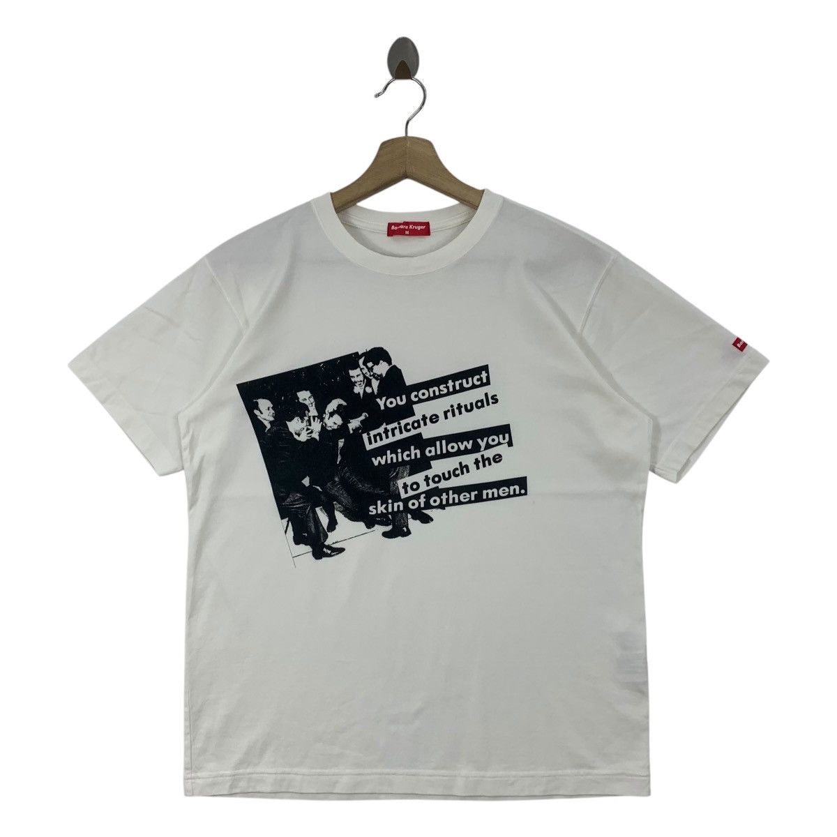 Barbara Kruger × Vintage Vintage BARBARA KRUGER you construct intricate ritual tee Size US M / EU 48-50 / 2 - 1 Thumbnail
