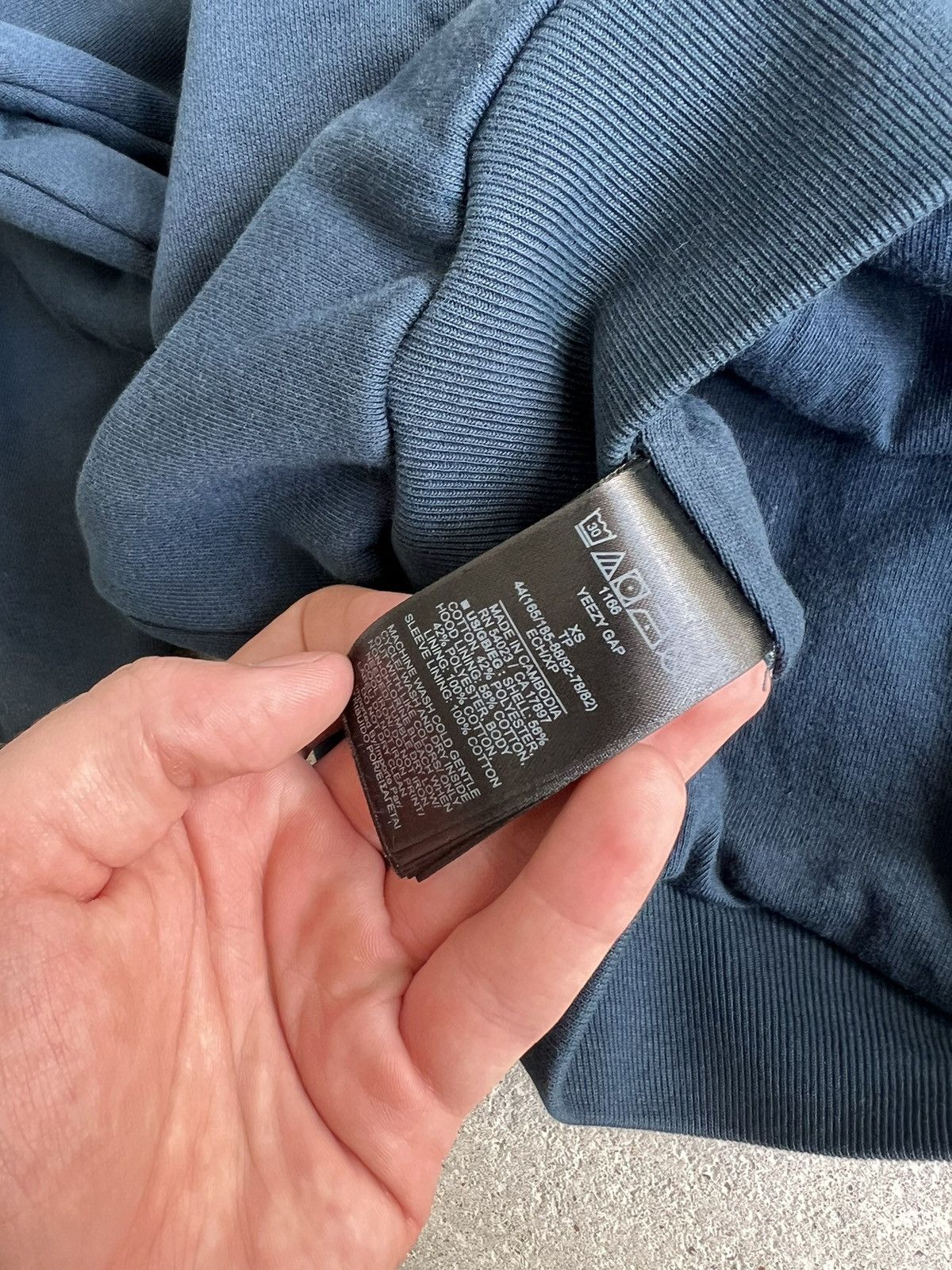 Gap Yeezy Gap Hoodie Shrunken Dove Size US XS / EU 42 / 0 - 8 Thumbnail