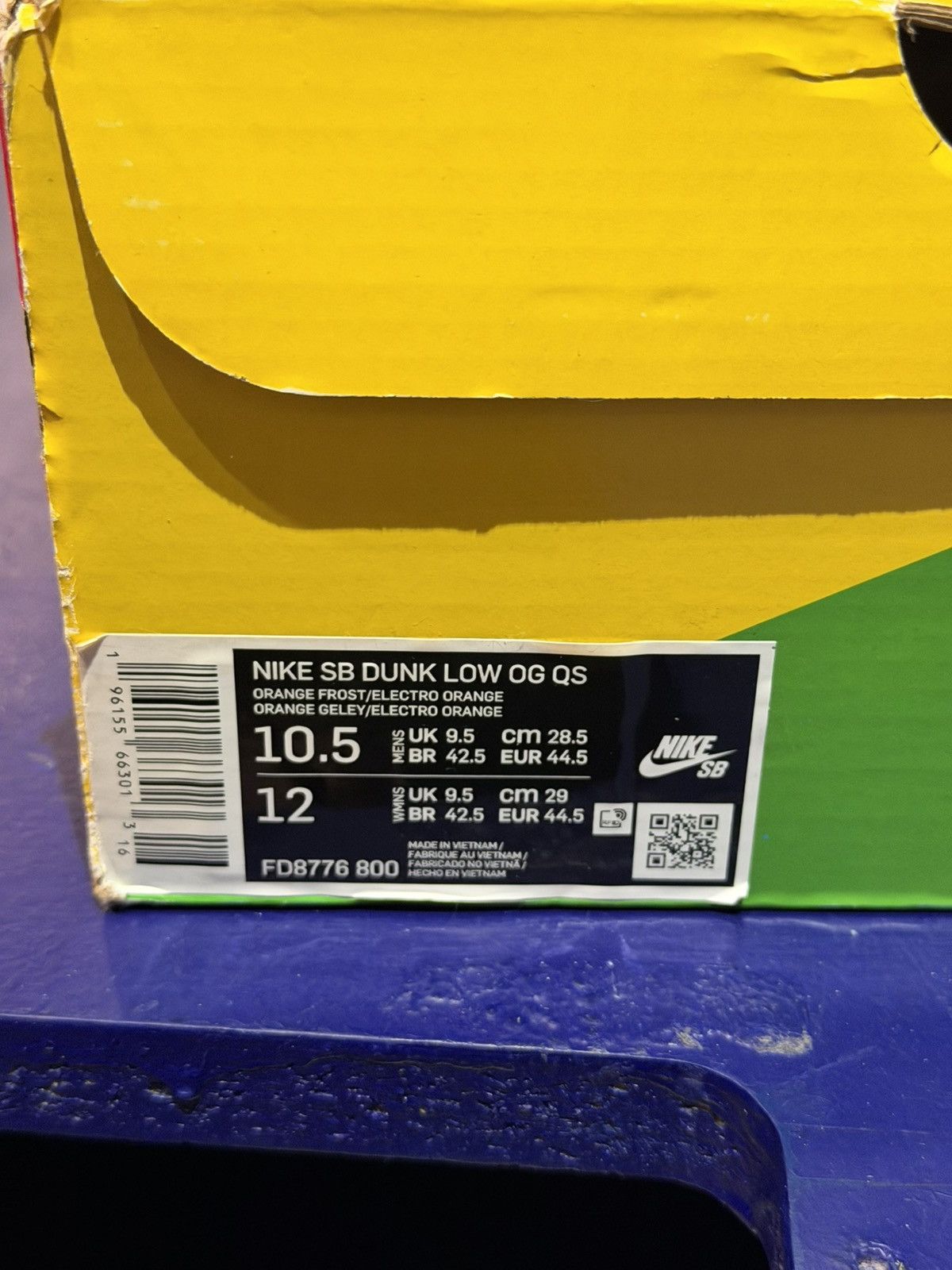 Nike Size 10.5 - Nike SB Dunk Low Concepts Orange Lobster Size US 10.5 / EU 43-44 - 9 Thumbnail