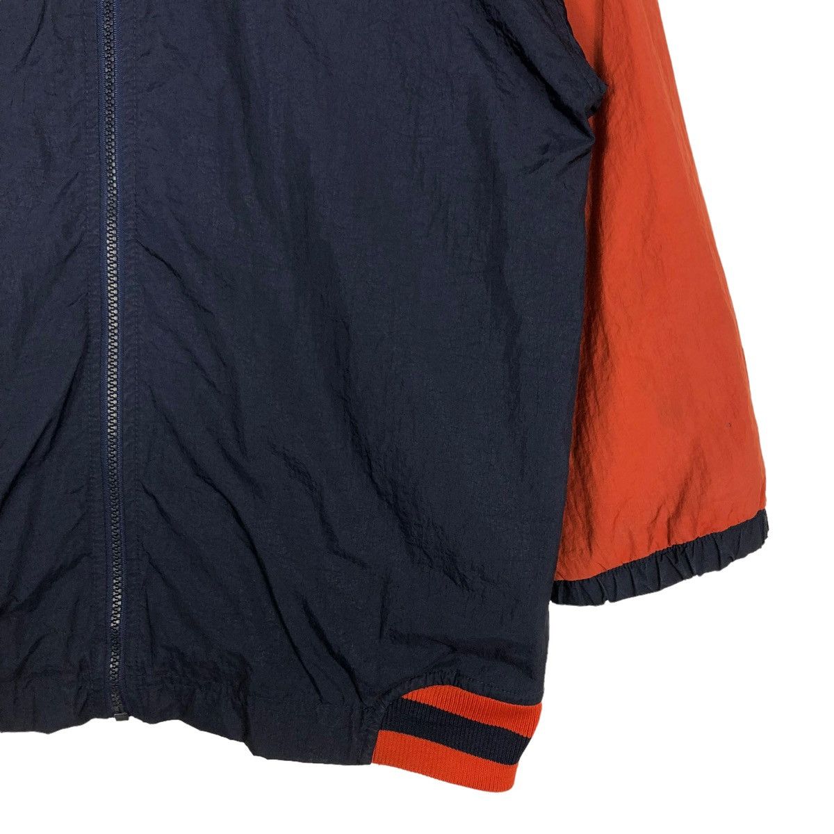 Nike 🔥VINTAGE NIKE BIKER ZIPPER JACKET BIG SWOOSH LOGO Size US M / EU 48-50 / 2 - 5 Thumbnail