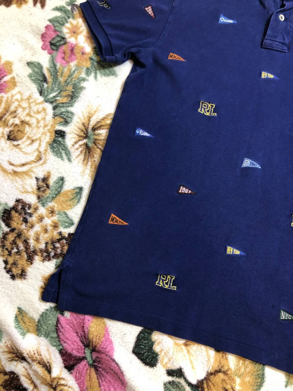 Polo Ralph Lauren Polo Ralph Lauren Designer Monogram Logo T Shirt Size US S / EU 44-46 / 1 - 4 Thumbnail