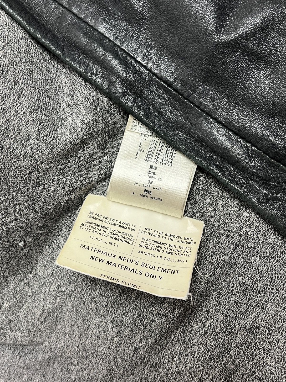 Diesel Black Gold Vintage Diesel Black Gold Rider Punk Lamb Leather Jacket Size M / US 6-8 / IT 42-44 - 8 Thumbnail