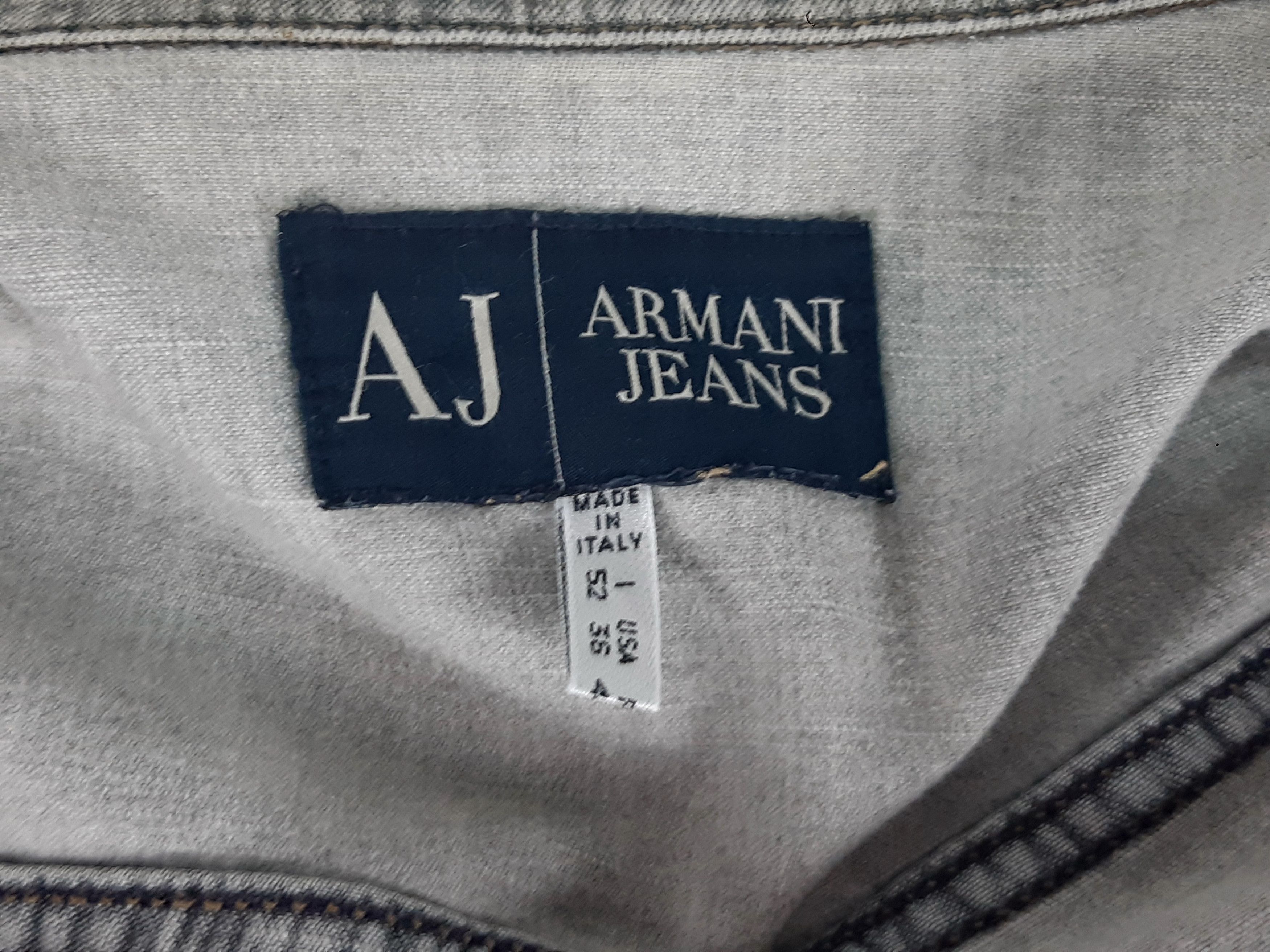 Armani Vintage ARMANI JEANS Italy Denim Jakcet size 52 Size US L / EU 52-54 / 3 - 9 Thumbnail