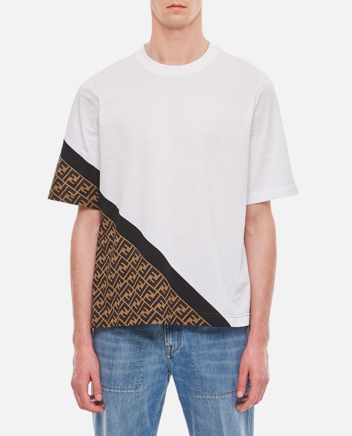 Fendi o1w1db10325 FAF682 T-Shirt in White Size US XXL / EU 58 / 5 - 5 Thumbnail