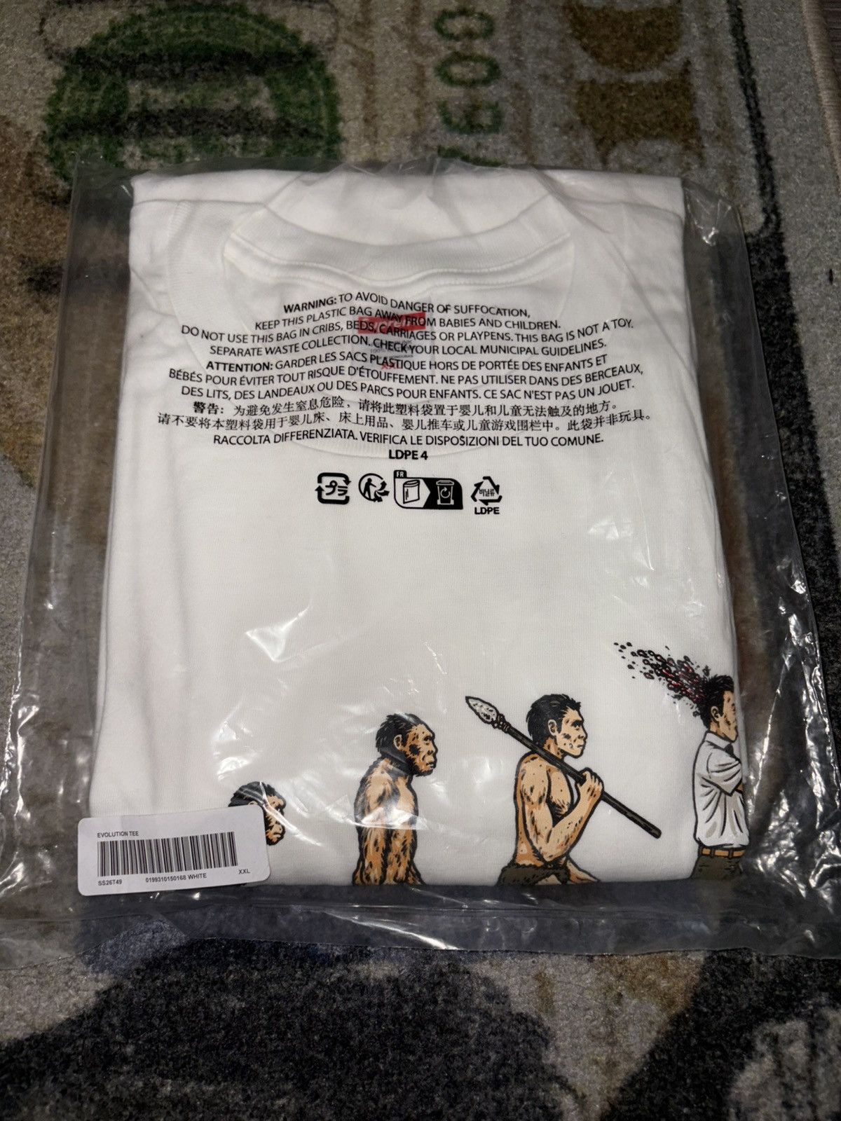 Supreme Supreme Evolution Tee White | Grailed