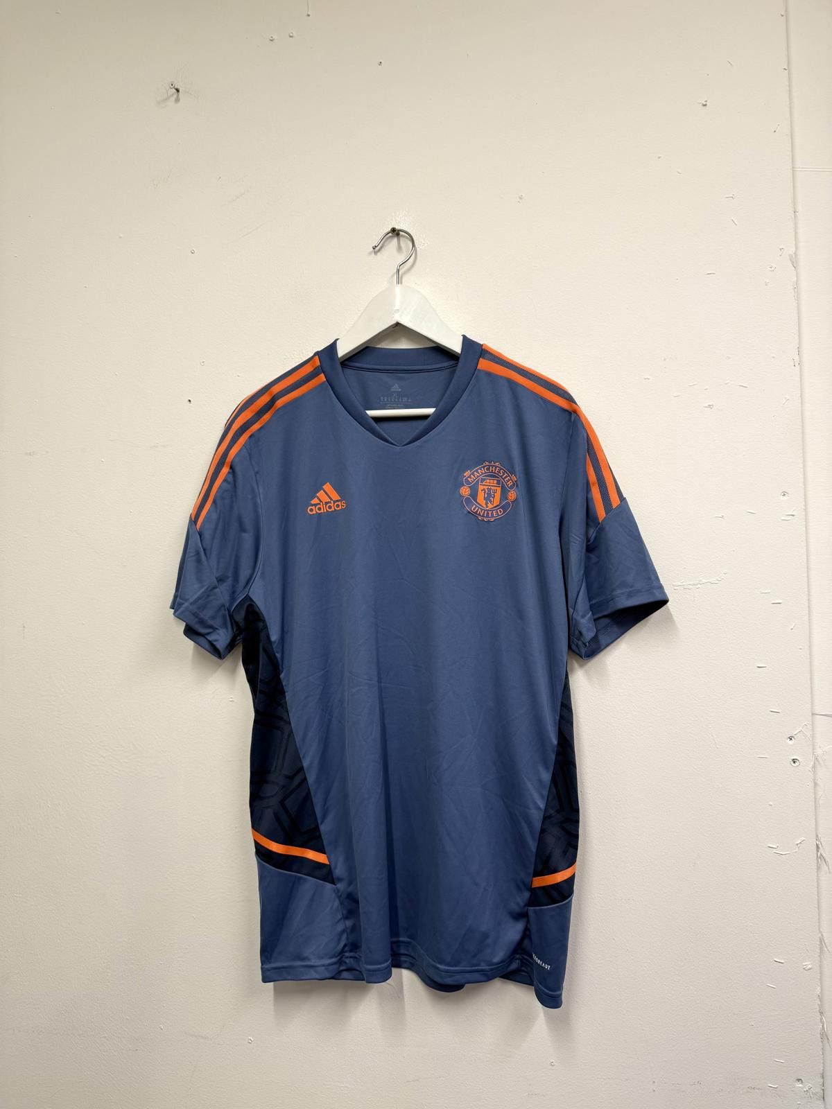Adidas Adidas Manchester United Football Shirt Blue Orange Size US XL / EU 56 / 4 - 1 Thumbnail
