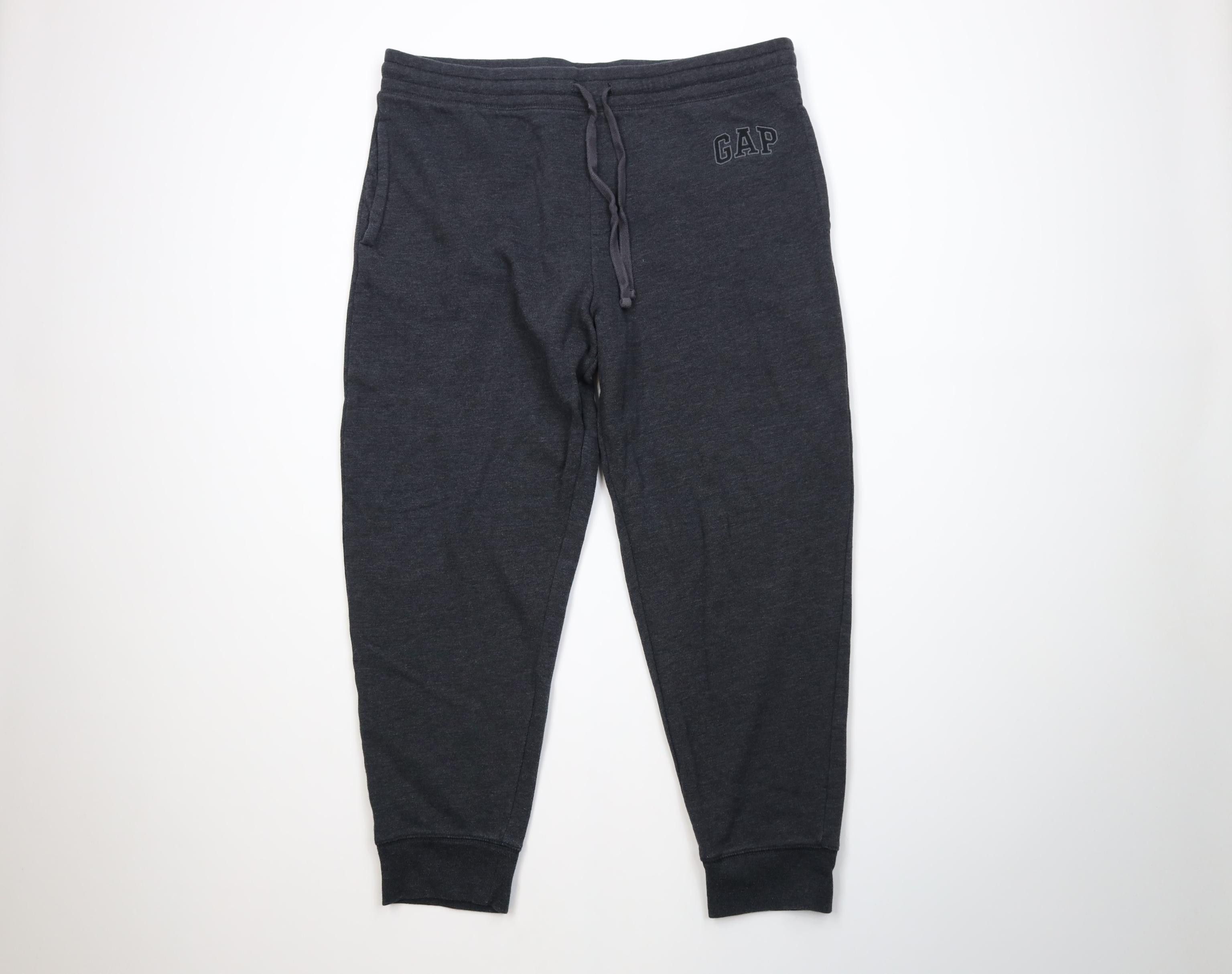 Gap Vintage Y2K Gap Spell Block Letter Sweatpants Joggers Gray Size US 38 / EU 54 - 1 Thumbnail