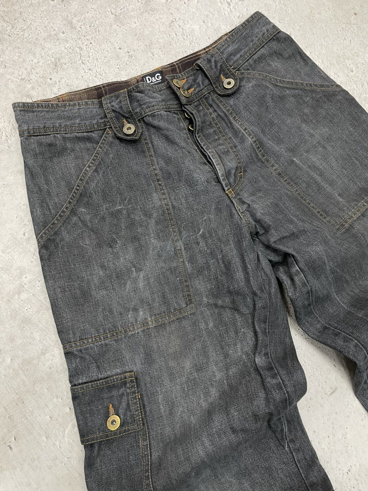 Dolce & Gabbana Dolce & Gabbana cargo washed distressed cargo jeans FW2000s Size US 32 / EU 48 - 3 Thumbnail