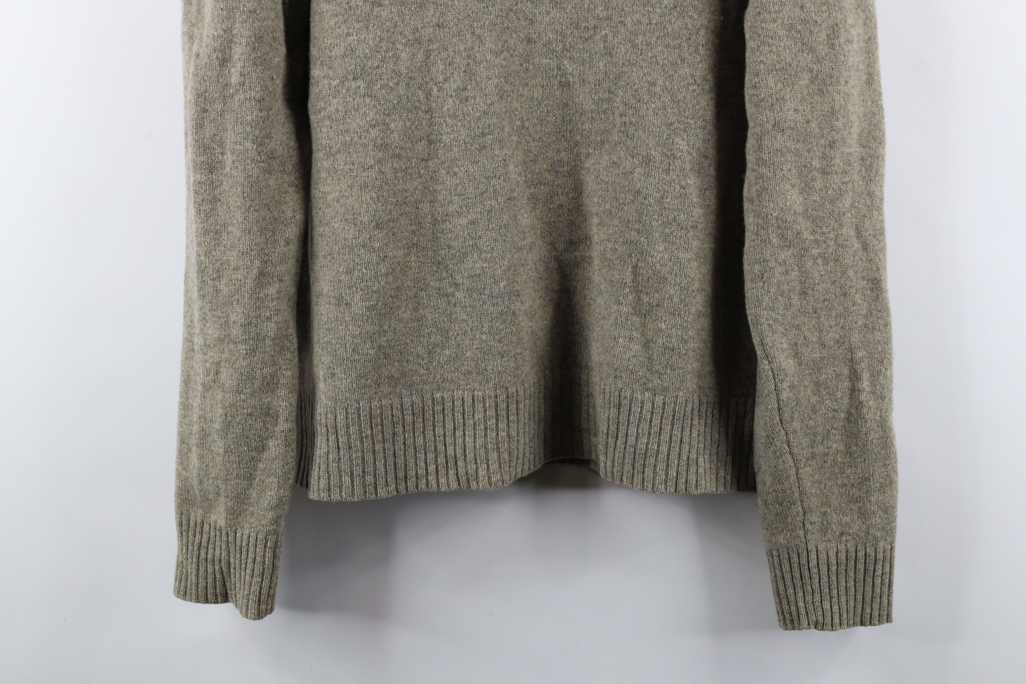 J.Crew × Vintage Vintage J Crew Lambswool Half Zip Pullover Sweater Beige Size US M / EU 48-50 / 2 - 3 Thumbnail