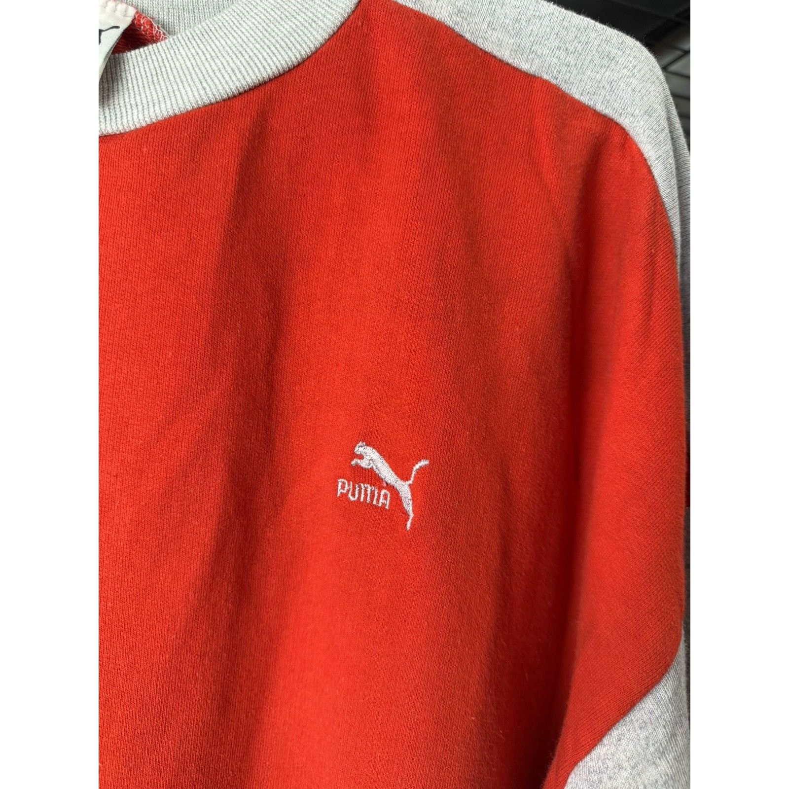 Puma Rare! Vintage 80’s Puma Speedcat Sweatshirt Ferrari Hype Size US L / EU 52-54 / 3 - 3 Thumbnail