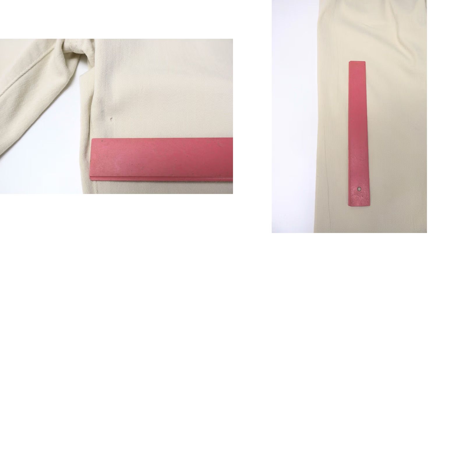 Ralph Lauren Ralph Lauren Jeans Women Slim Fit Low Waist Zip Stretch Petite 4P Beige Denim Jeans Size 27" / US 4 / IT 40 - 8 Thumbnail