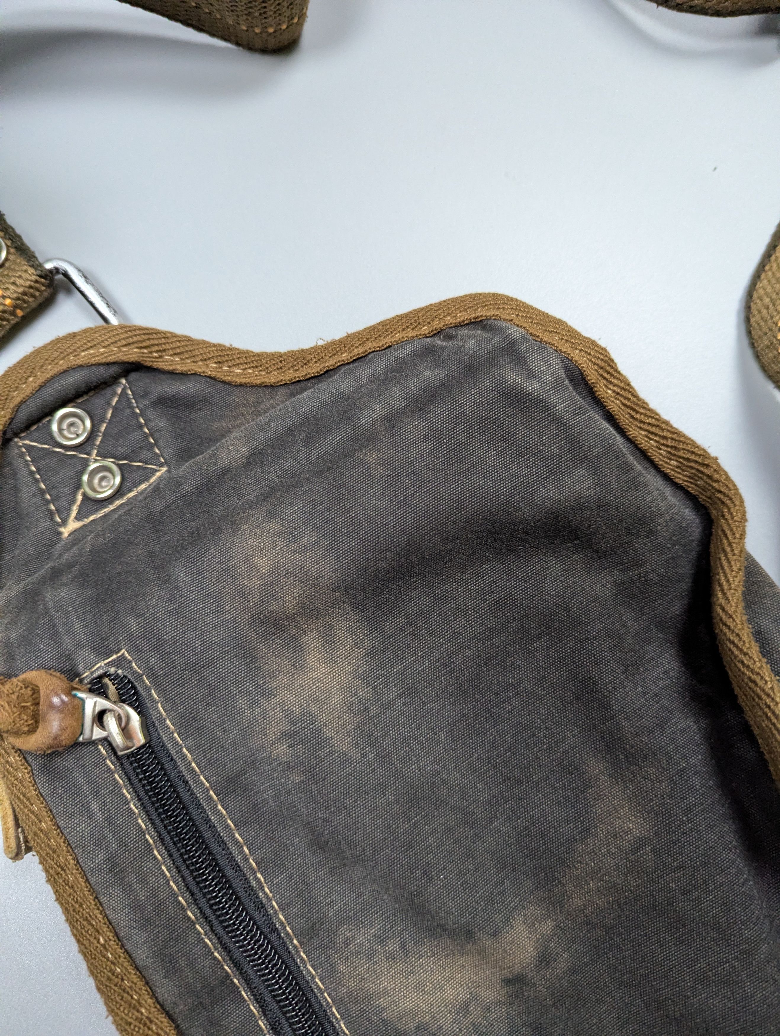 Vintage Toscanino VTG Italy Y2K Distressed Denim Crossbody Size ONE SIZE - 13 Thumbnail