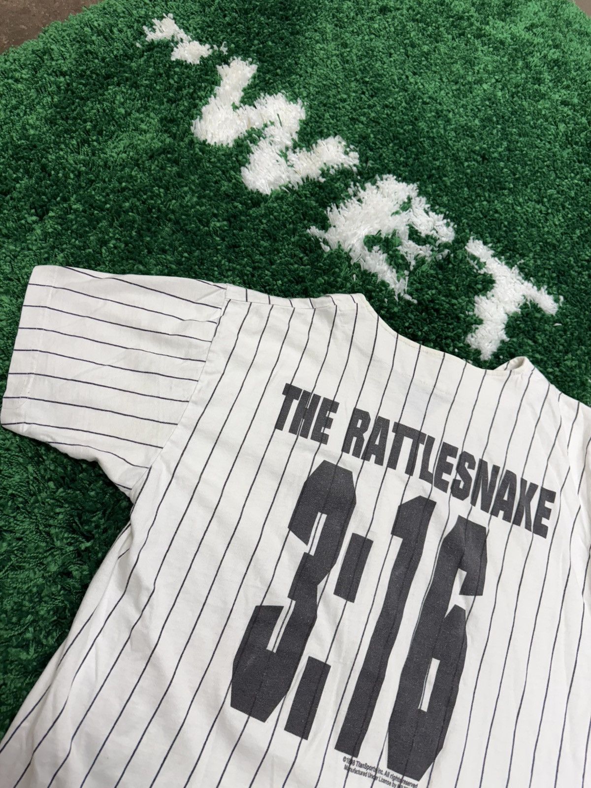 Vintage Stone Cold Steve Austin Striped Baseball Jersey Large Size US L / EU 52-54 / 3 - 5 Thumbnail