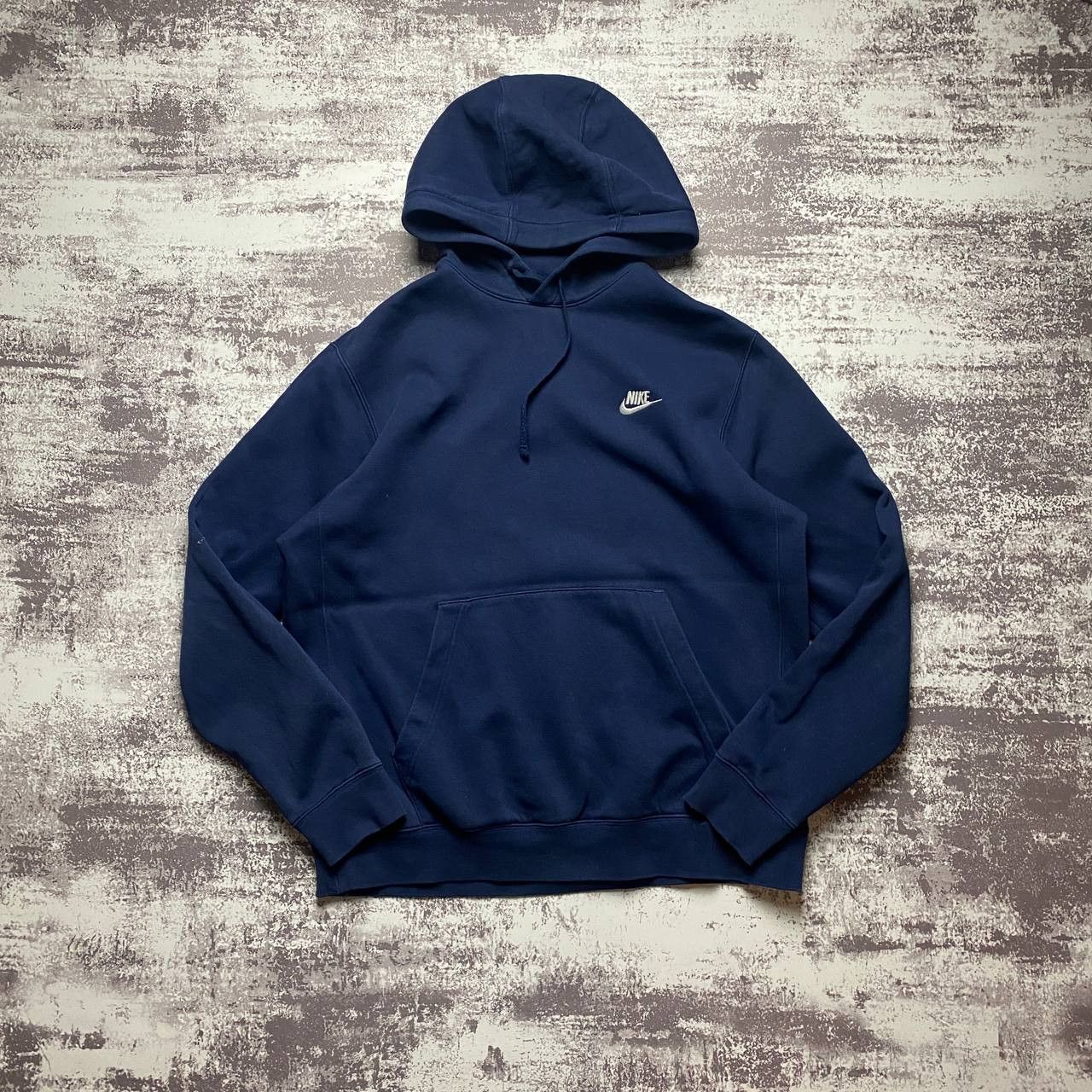 Nike Vintage Y2K Nike Hoodie Sweater swoosh check Blue Size US XL / EU 56 / 4 - 1 Thumbnail