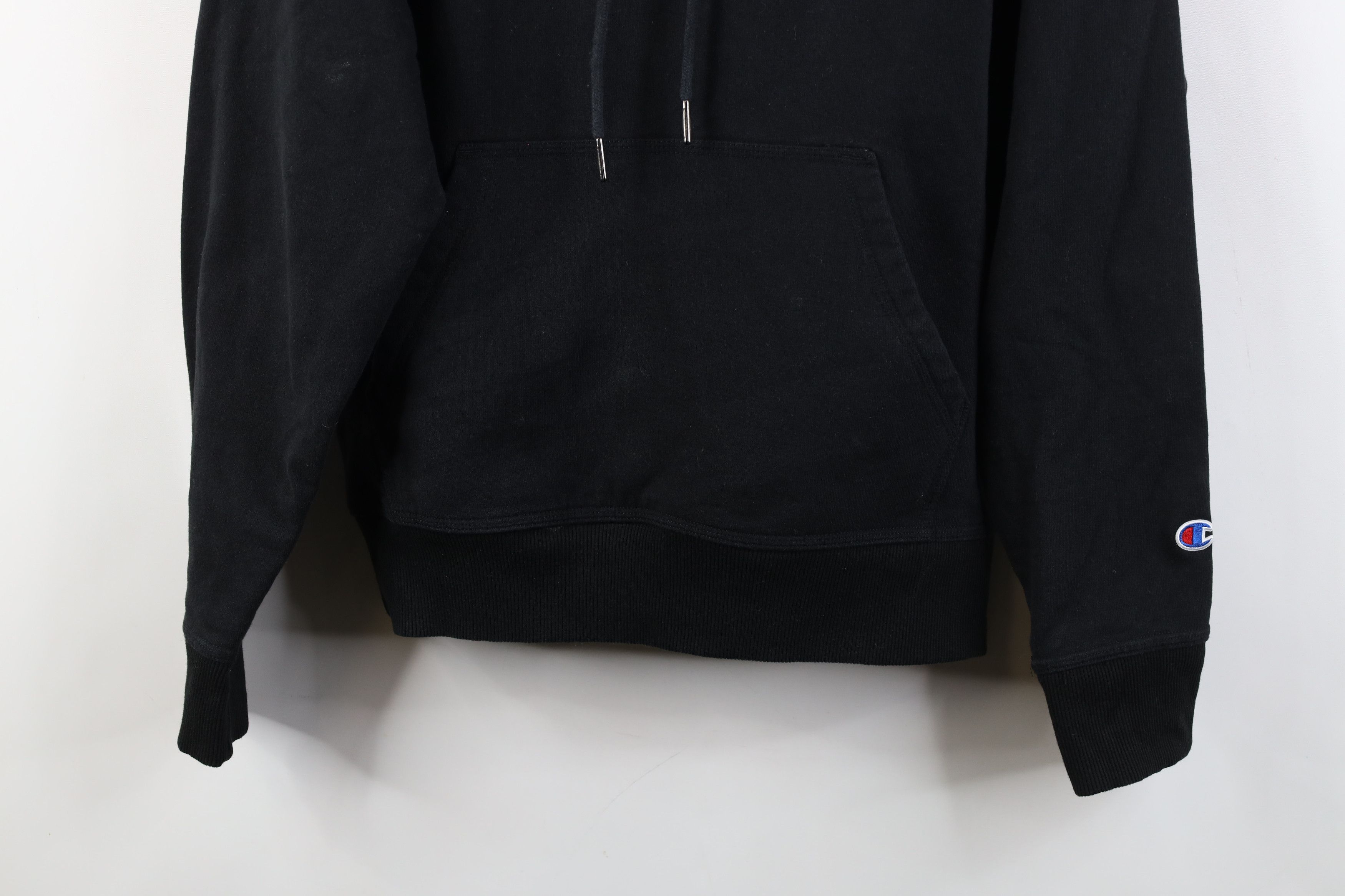 Champion Vintage Y2K Champion Monochrome Hoodie Sweatshirt Black Size US S / EU 44-46 / 1 - 3 Thumbnail
