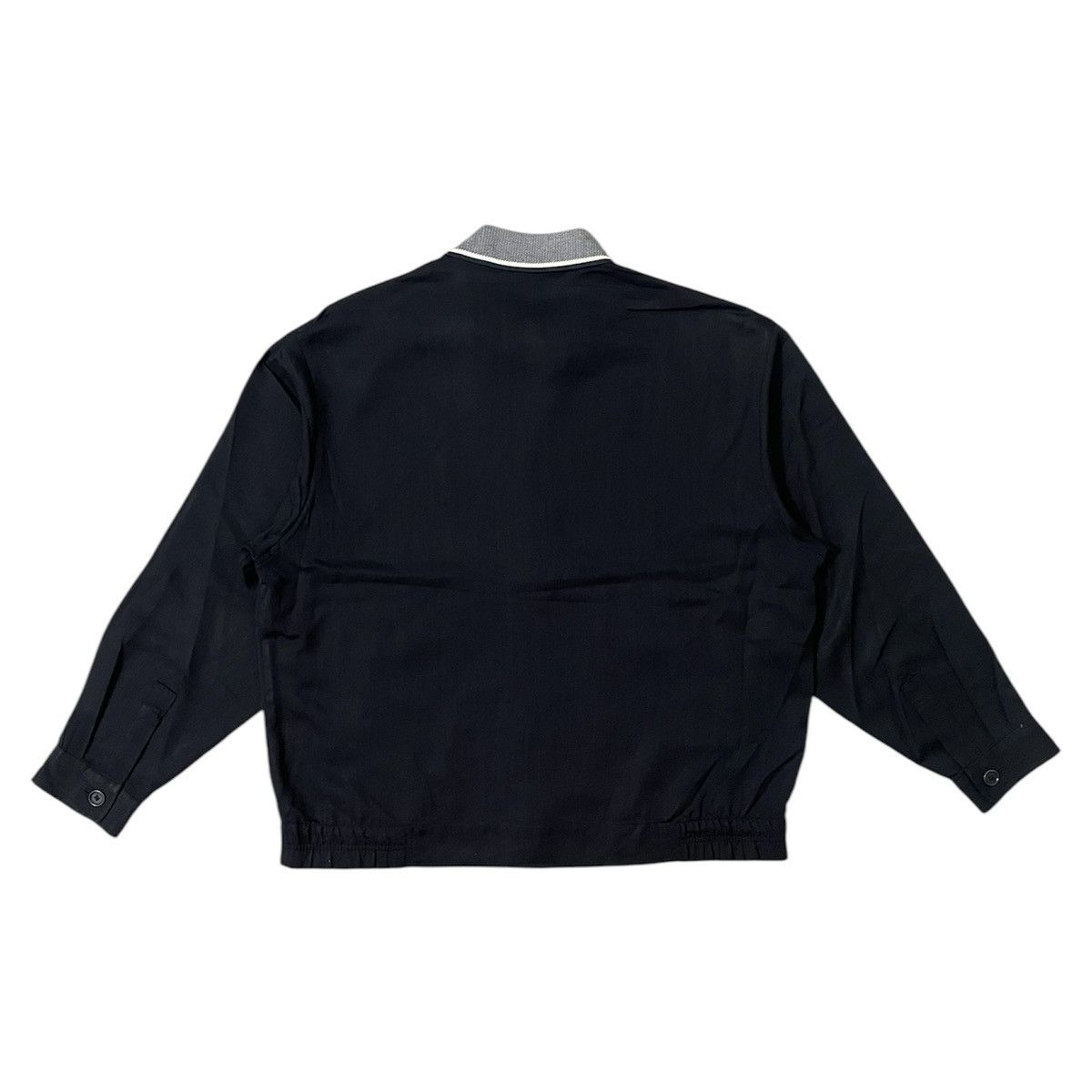 Yves Saint Laurent Vintage YSL Yves Saint Laurent Sheer Work Casual Jacket Size US L / EU 52-54 / 3 - 3 Thumbnail