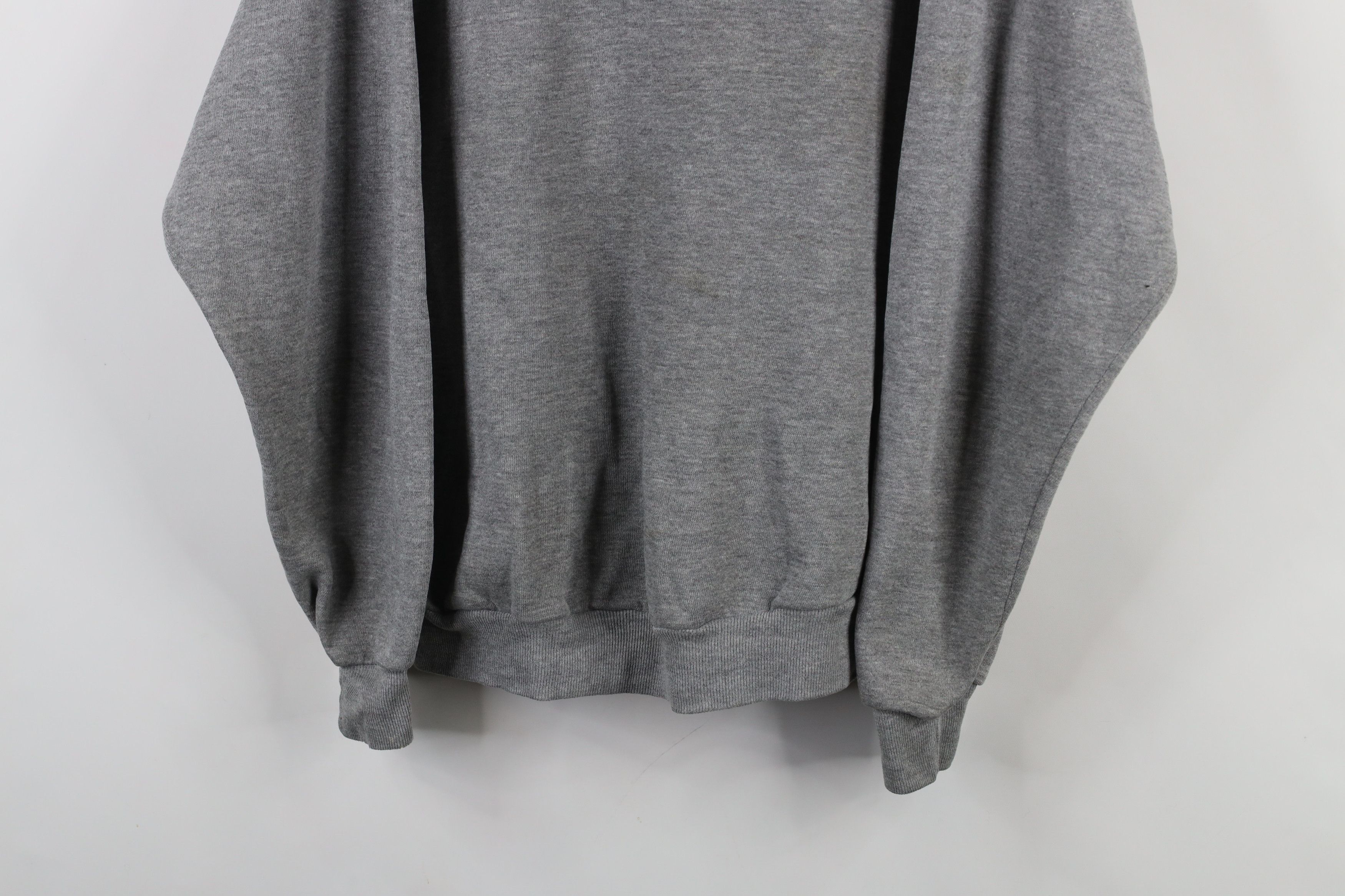 Vintage Vintage 90s Streetwear Crewneck Sweatshirt Heather Gray USA Size US XL / EU 56 / 4 - 3 Thumbnail