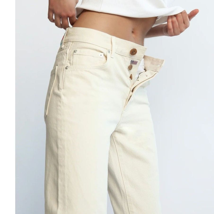 AG Adriano Goldschmied Daily Blue Adriano Goldschmied Hype Crop Jeans Denim 28x25 Size 28" / US 6 / IT 42 - 5 Thumbnail