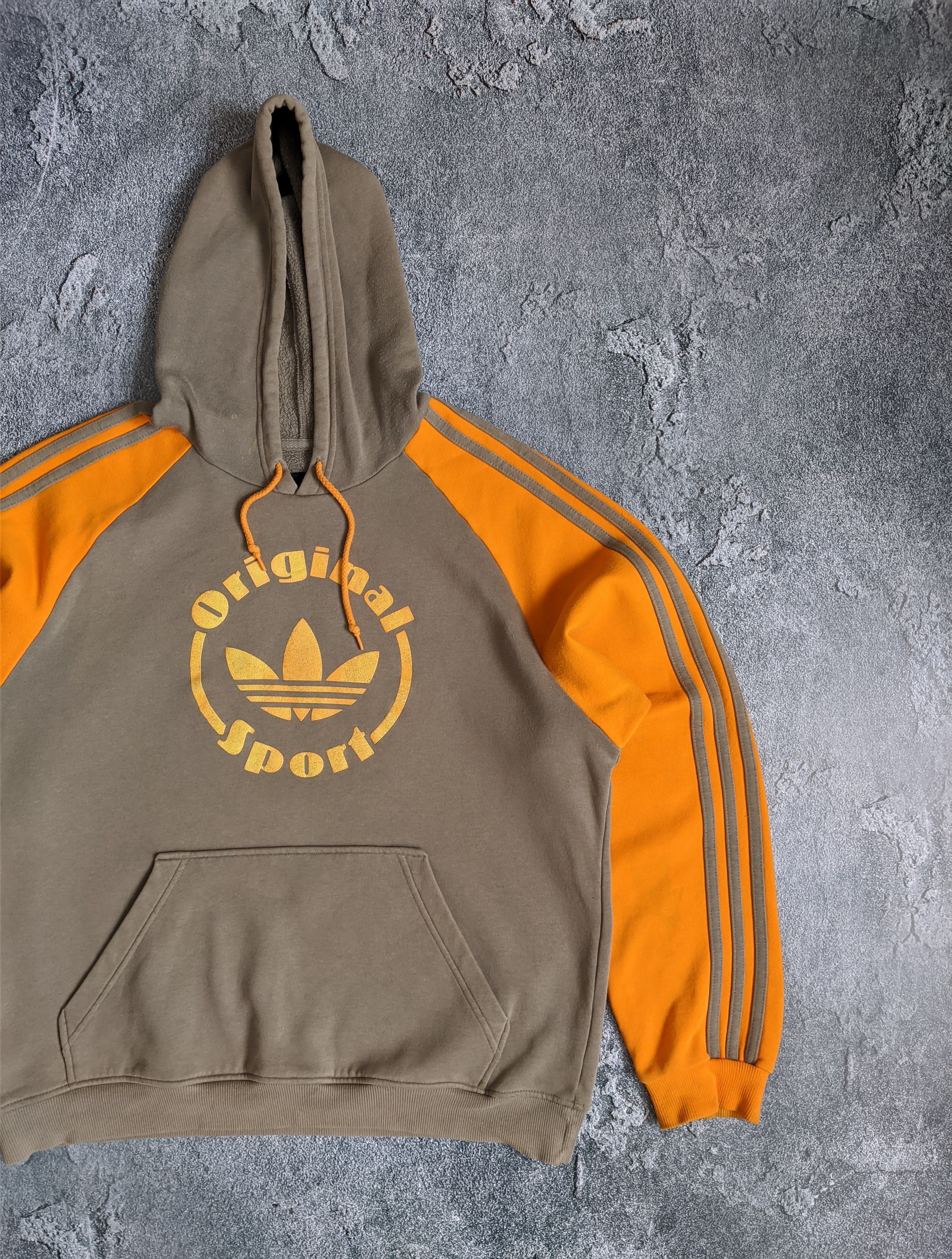 Adidas Vintage adidas hoodie brown 90s striped y2k Size US M / EU 48-50 / 2 - 3 Thumbnail
