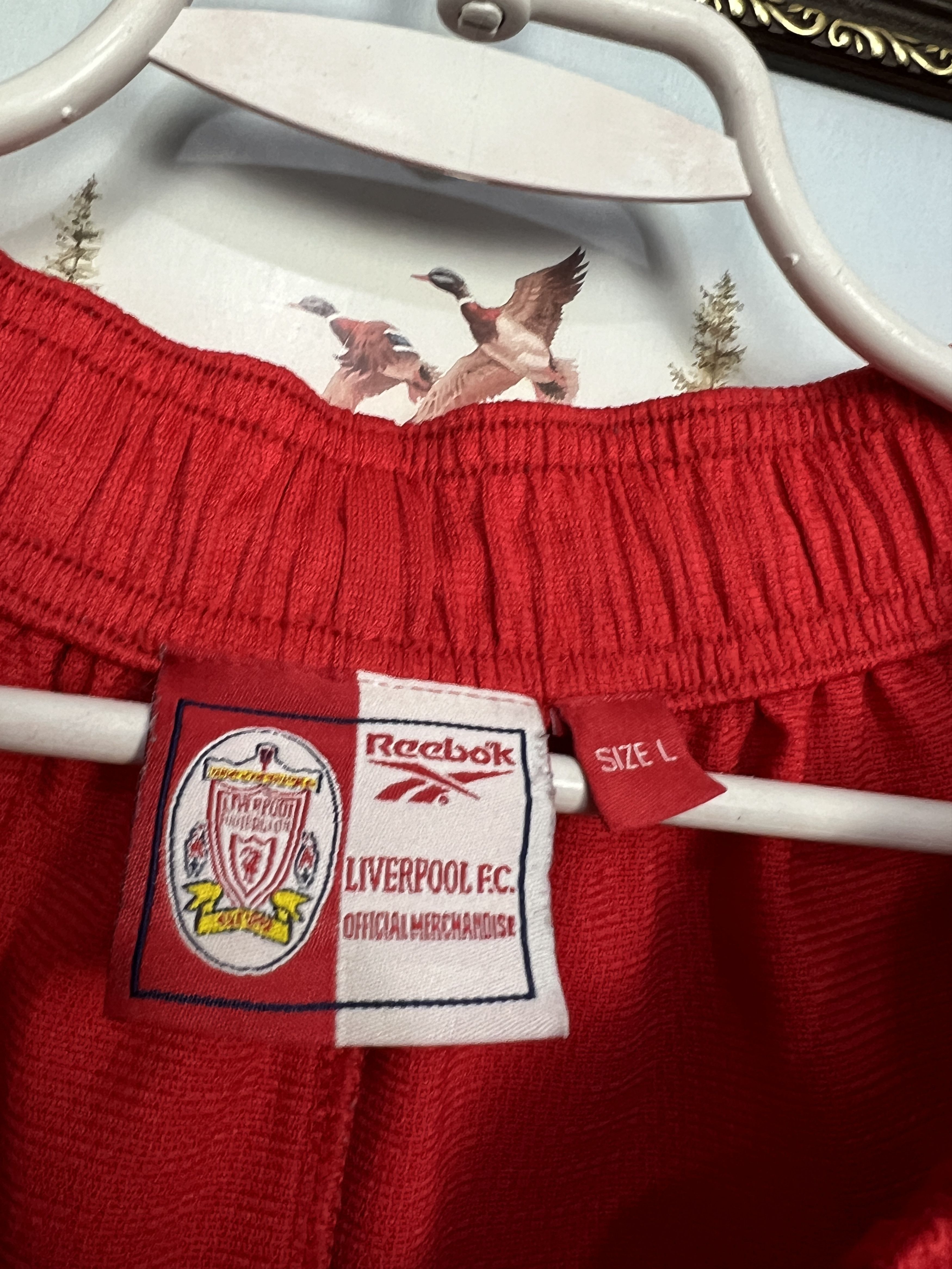 Reebok Vintage 90's Liverpool Football Shorts Soccer Rare Hype Size US 34 / EU 50 - 7 Thumbnail