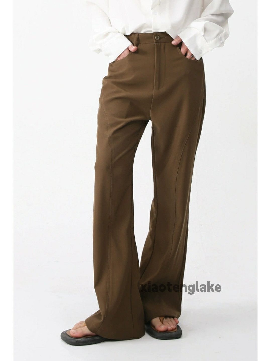 Designer × Japanese Brand × Vintage retro y2k yuppie disco bootcut flared patchwork pants Size US 30 / EU 46 - 4 Thumbnail