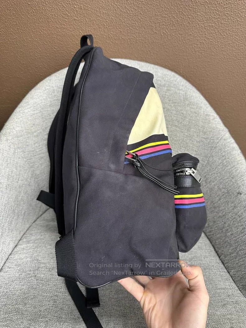 Saint Laurent Paris Saint Laurent Paris Black Canvas Backpack Size ONE SIZE - 3 Thumbnail